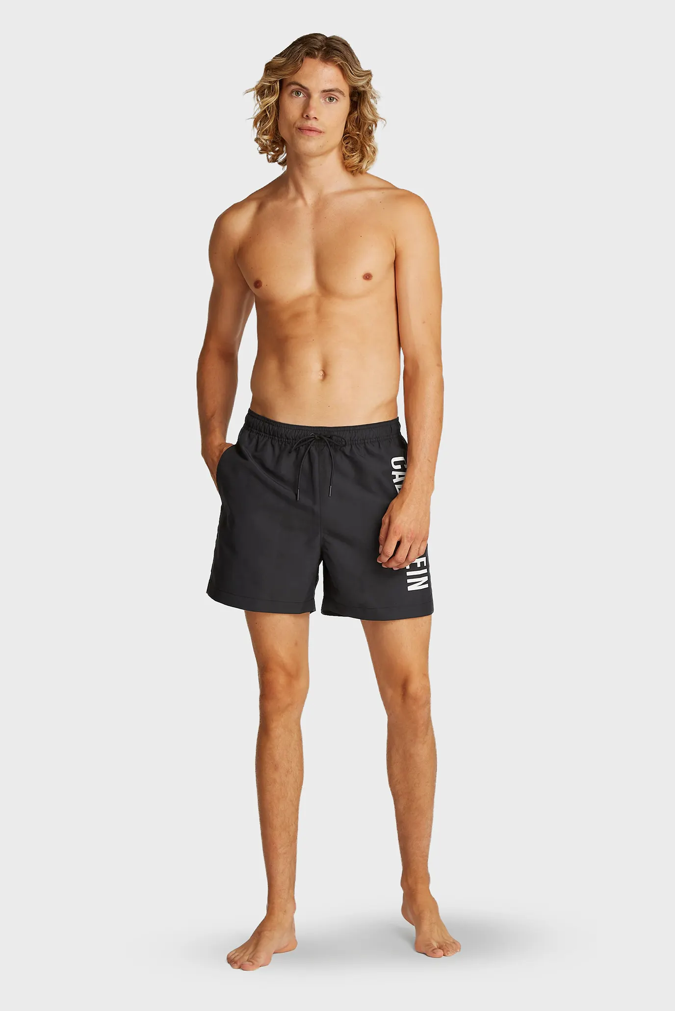 Чоловічі чорні плавальні шорти 2