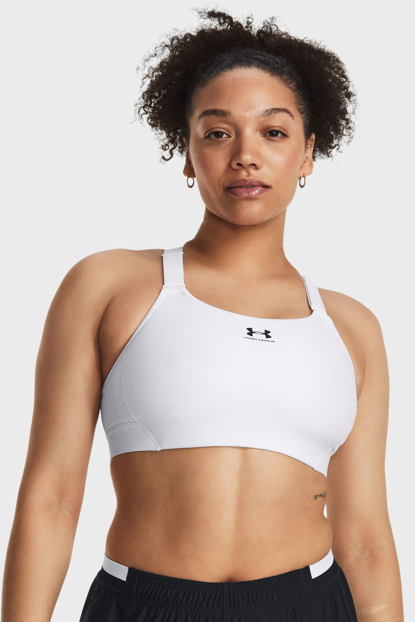 Женский белый топ UA HG Armour High Белый S Under Armour 1379195-100 Женский белый топ UA HG Armour High Белый S Under Armour 1379195-100