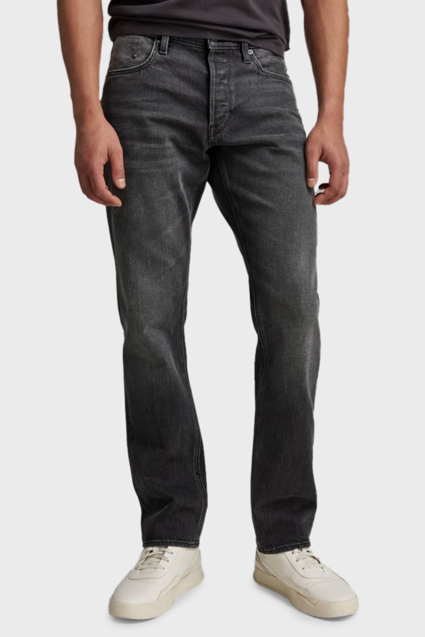 Мужские темно-серые джинсы Mosa Straight 1