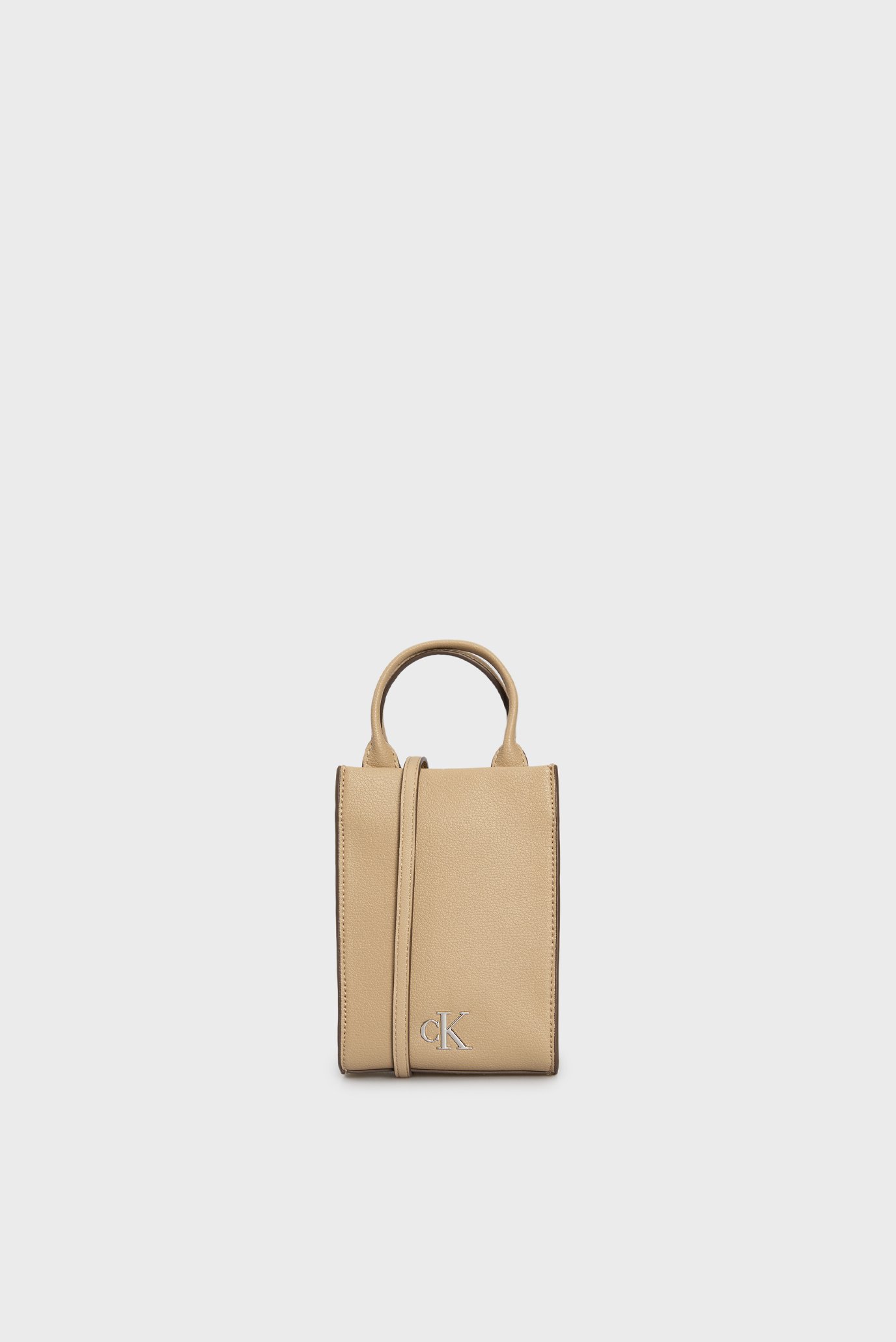 Женская бежевая сумка MINIMAL MONOGRAM TOTE19 1