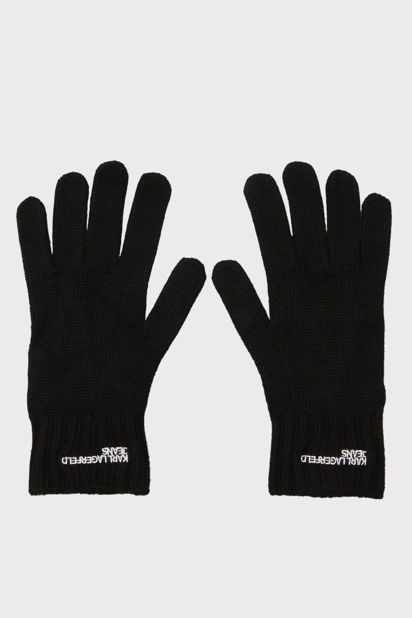 Чоловічі чорні рукавички essential logo gloves 1