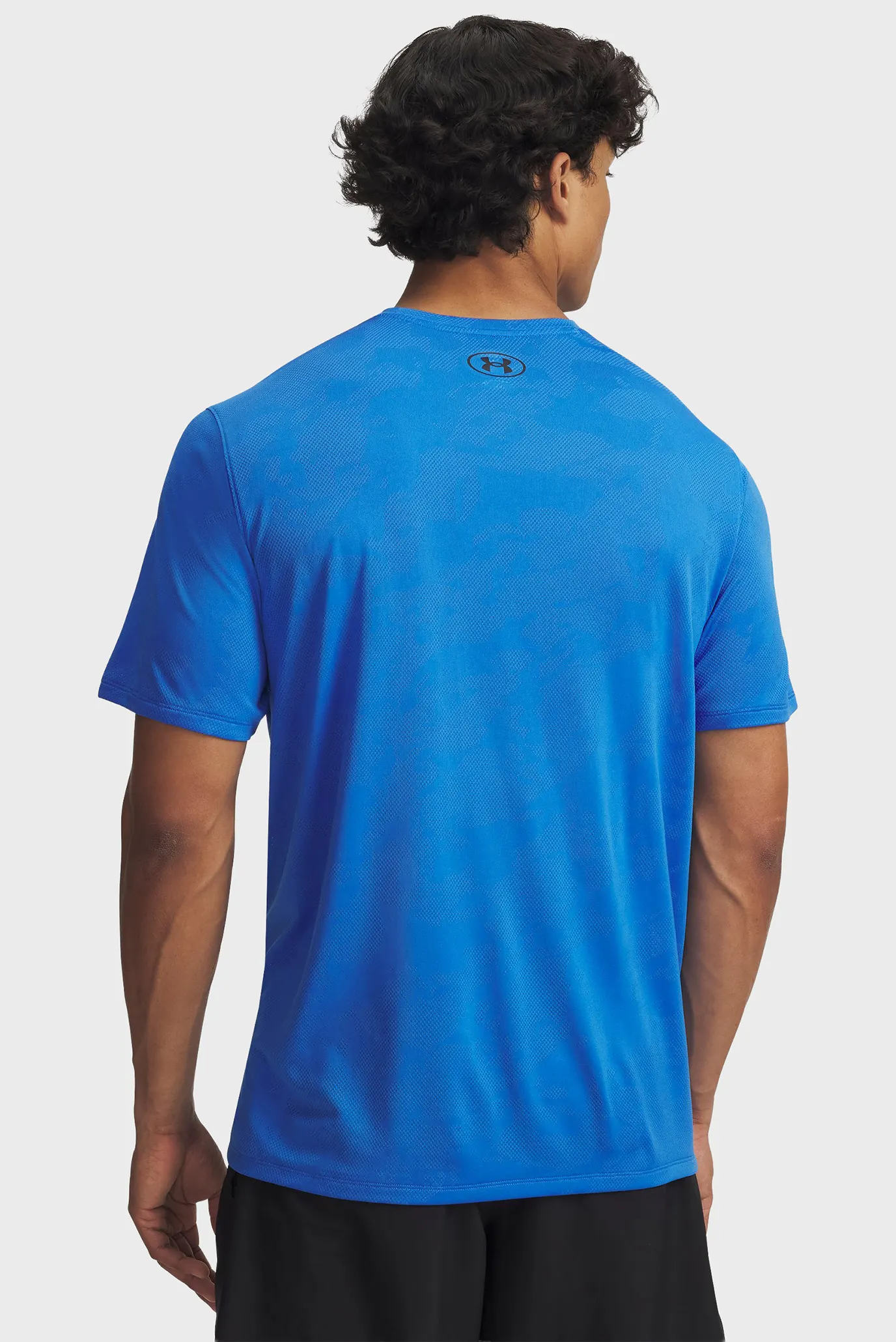 Чоловіча синя футболка UA Tech Vent Jcqrd SS 2