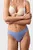 Жіночі блакитні трусики з візерунком LOW RISE THONG
