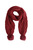 Женский бордовый шарф