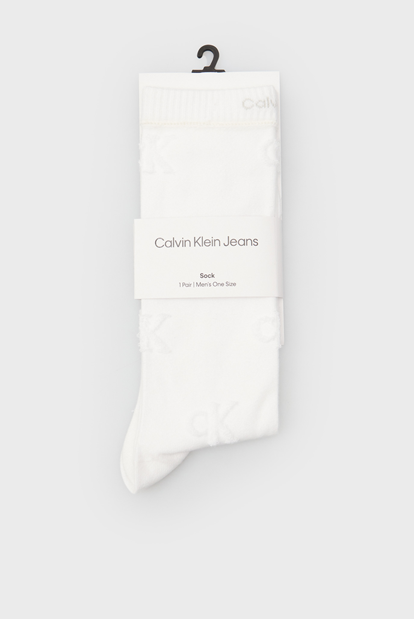 Мужские белые носки TERRY Белый ONESIZE Calvin Klein Jeans 701232658 Мужские белые носки TERRY Белый ONESIZE Calvin Klein Jeans 701232658