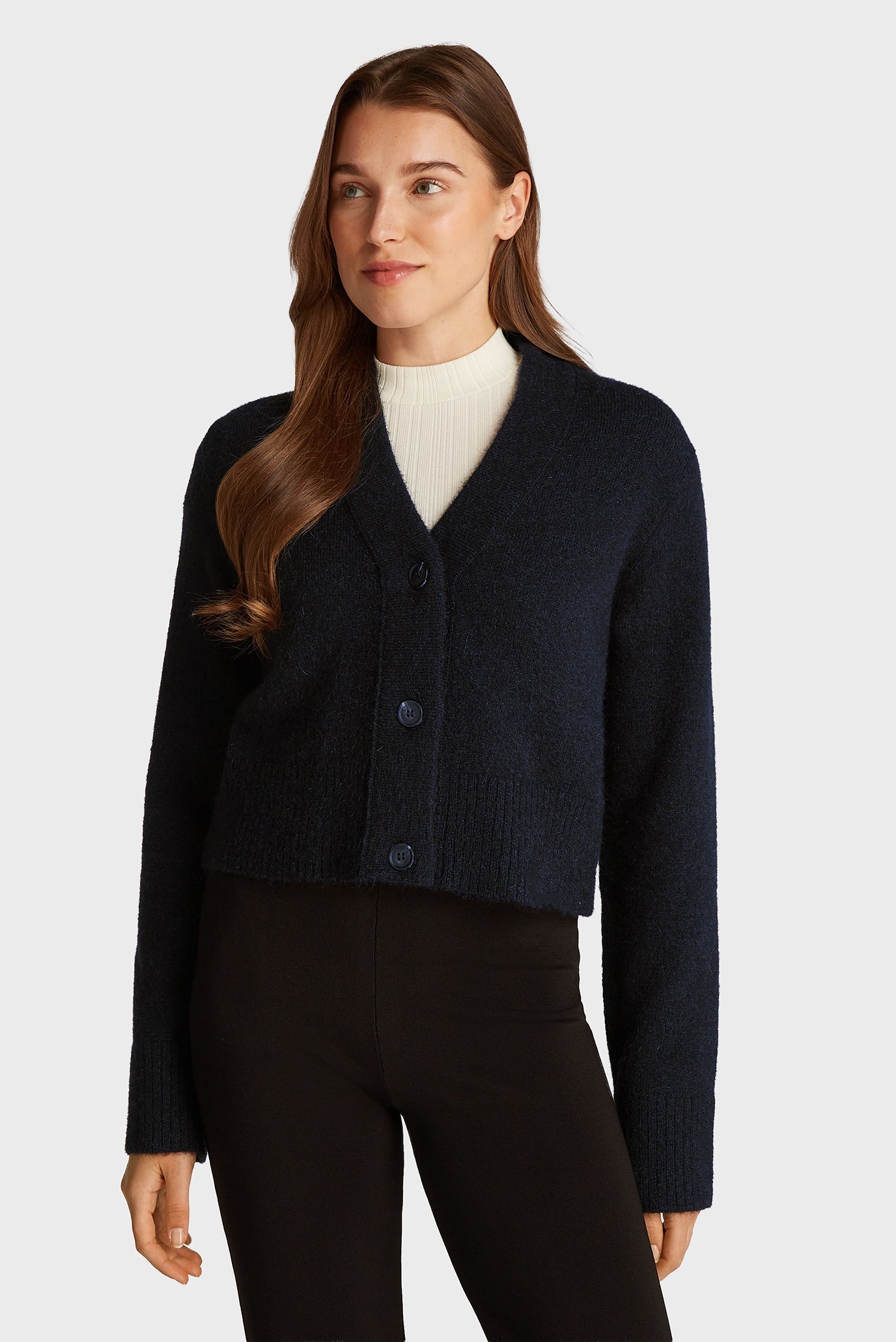 Женский черный кардиган FLUFFY YARN SWEATER CARDIGAN Черный S Calvin Klein Jeans J20J224803 Женский черный кардиган FLUFFY YARN SWEATER CARDIGAN Черный S Calvin Klein Jeans J20J224803