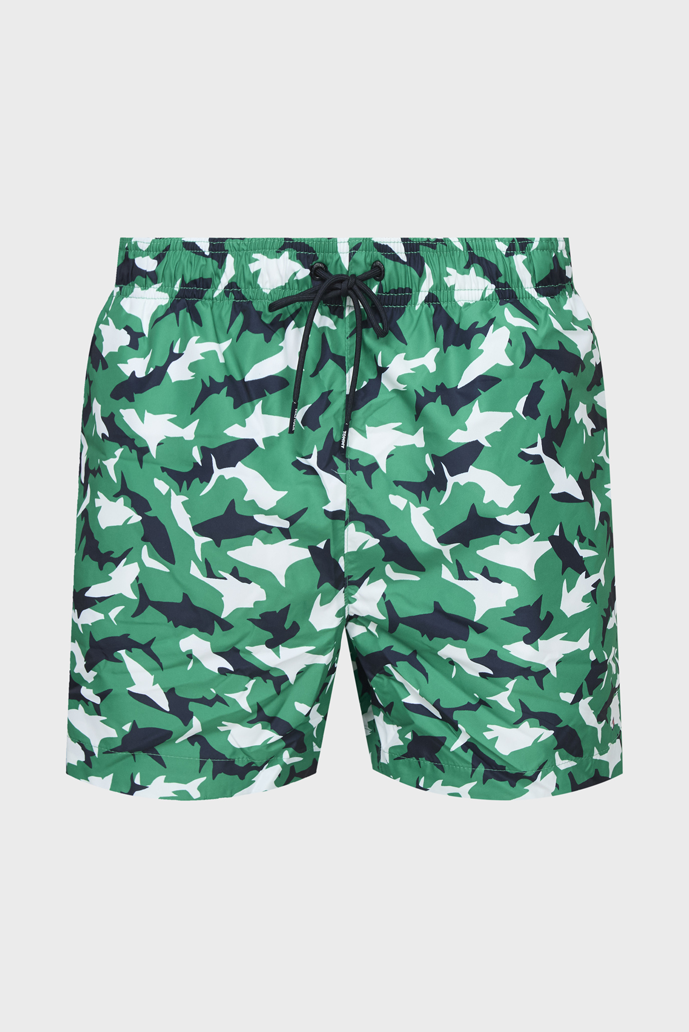Чоловічі зелені плавальні шорти з візерунком MEDIUM DRAWSTRING PRINT 1