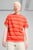 Мужская красная футболка в полоску MMQ Striped Tee Men