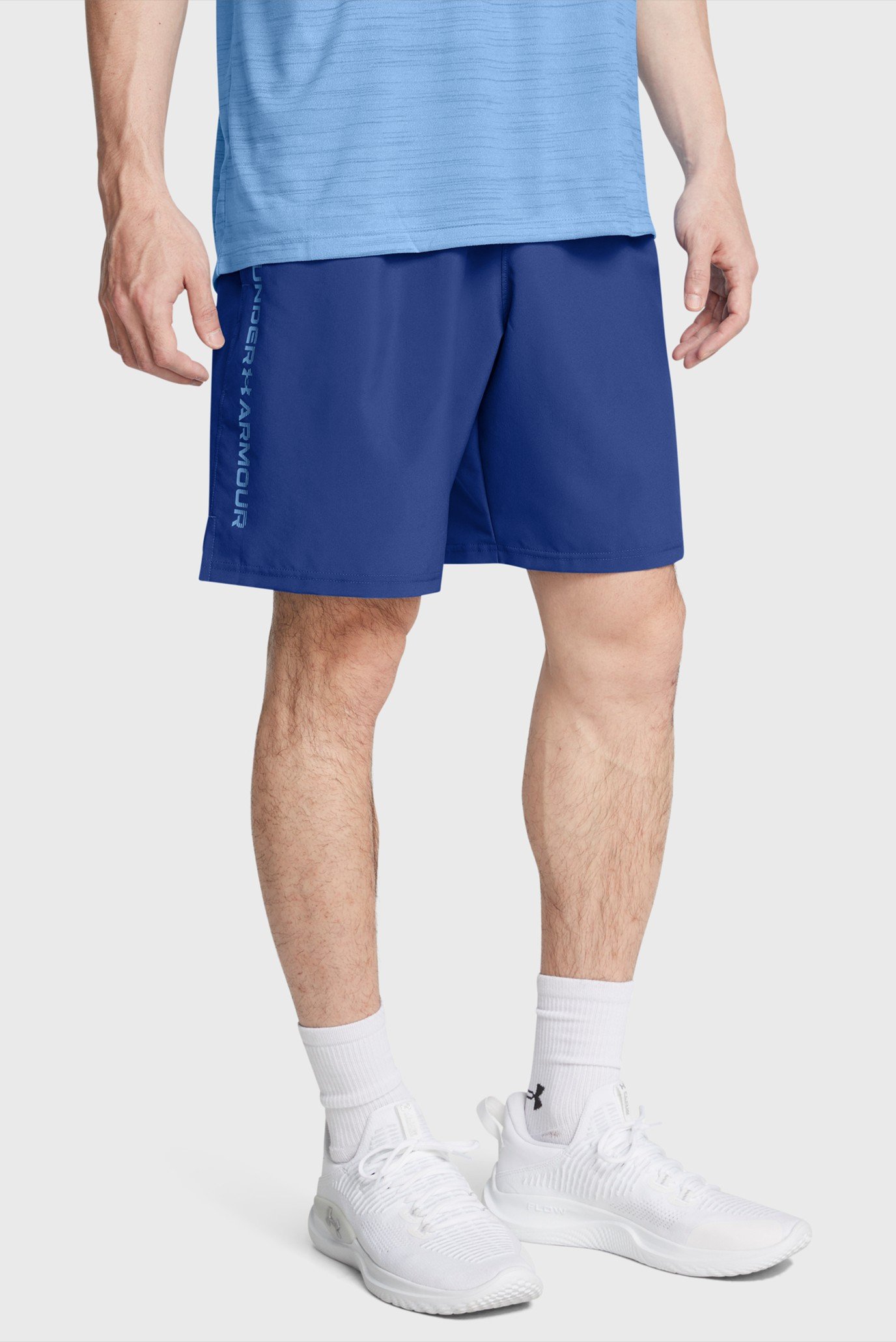 Чоловічі сині шорти UA Woven Wdmk Shorts 1