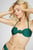 Женский зеленый лиф от купальника бандо  PIPPER
