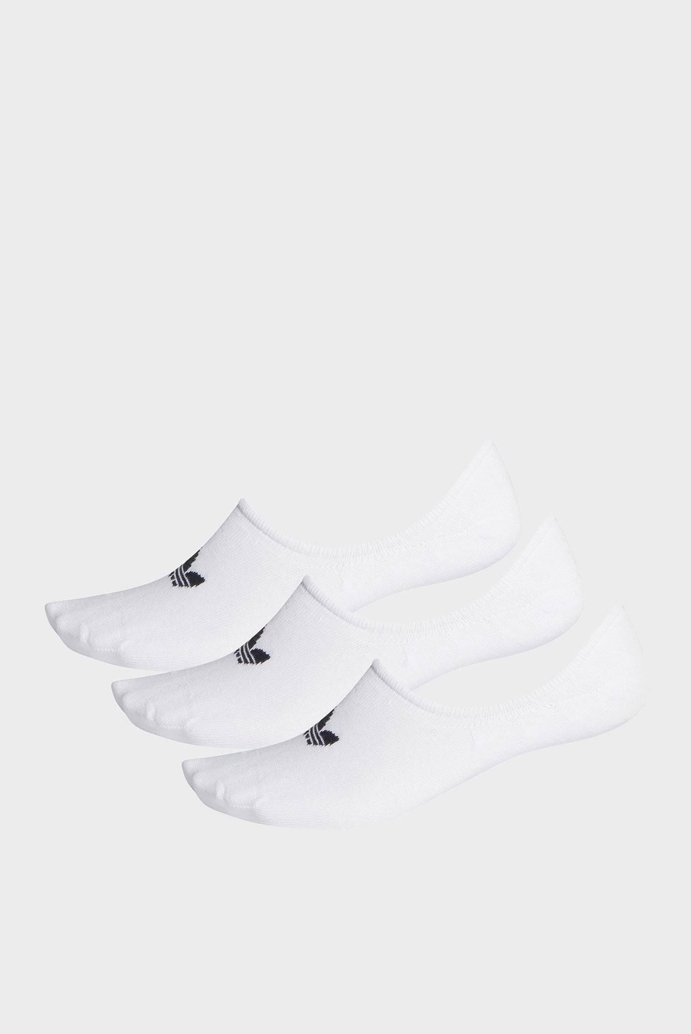 Белые носки (3 пары) No-Show 1