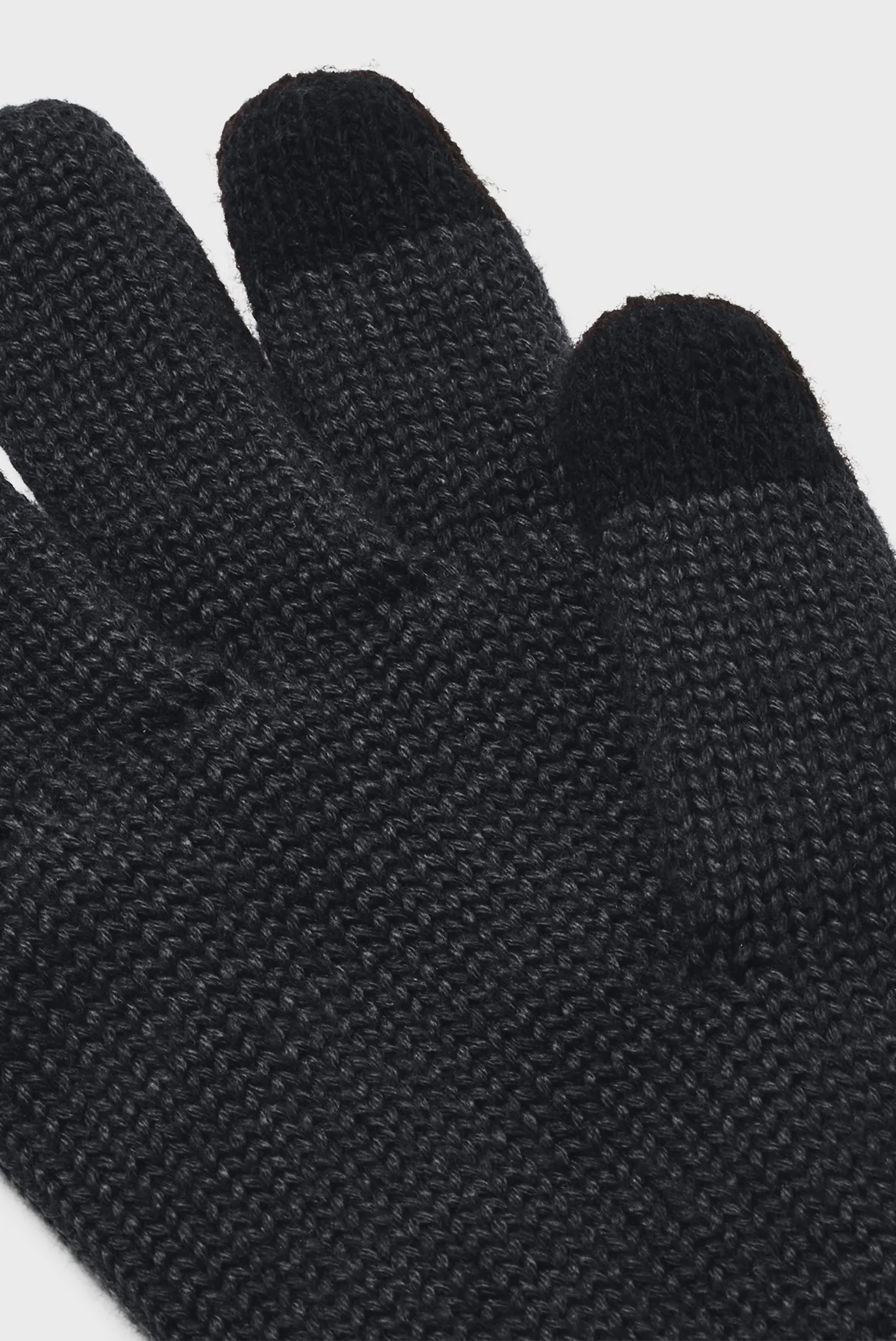 Мужские черные перчатки UA Halftime Wool Glove 3