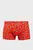 Мужские красные боксеры с узором