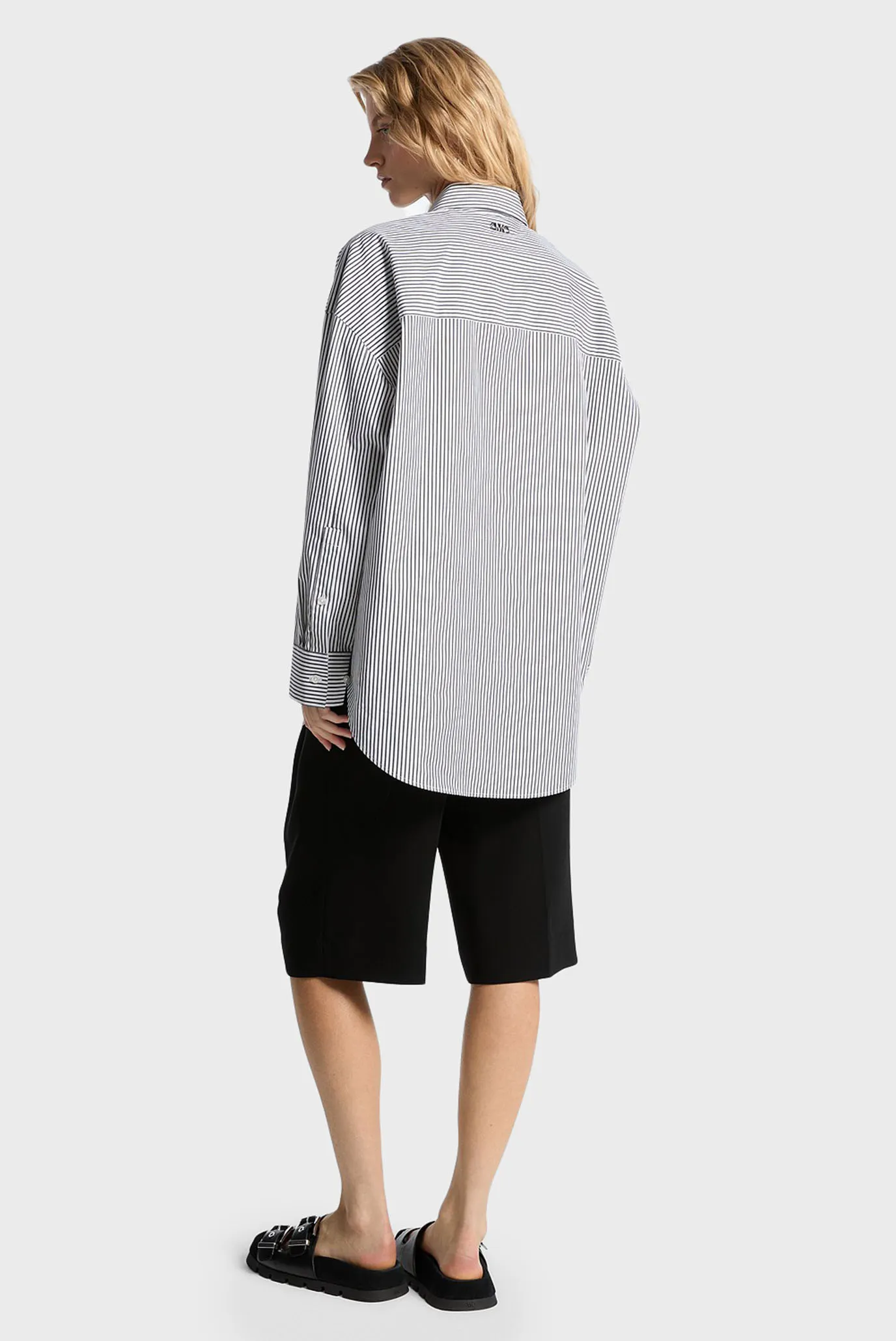 Рубашка в полоску STRIPE POPLIN (унисекс) 3