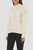 Жіночий білий шерстяний светр