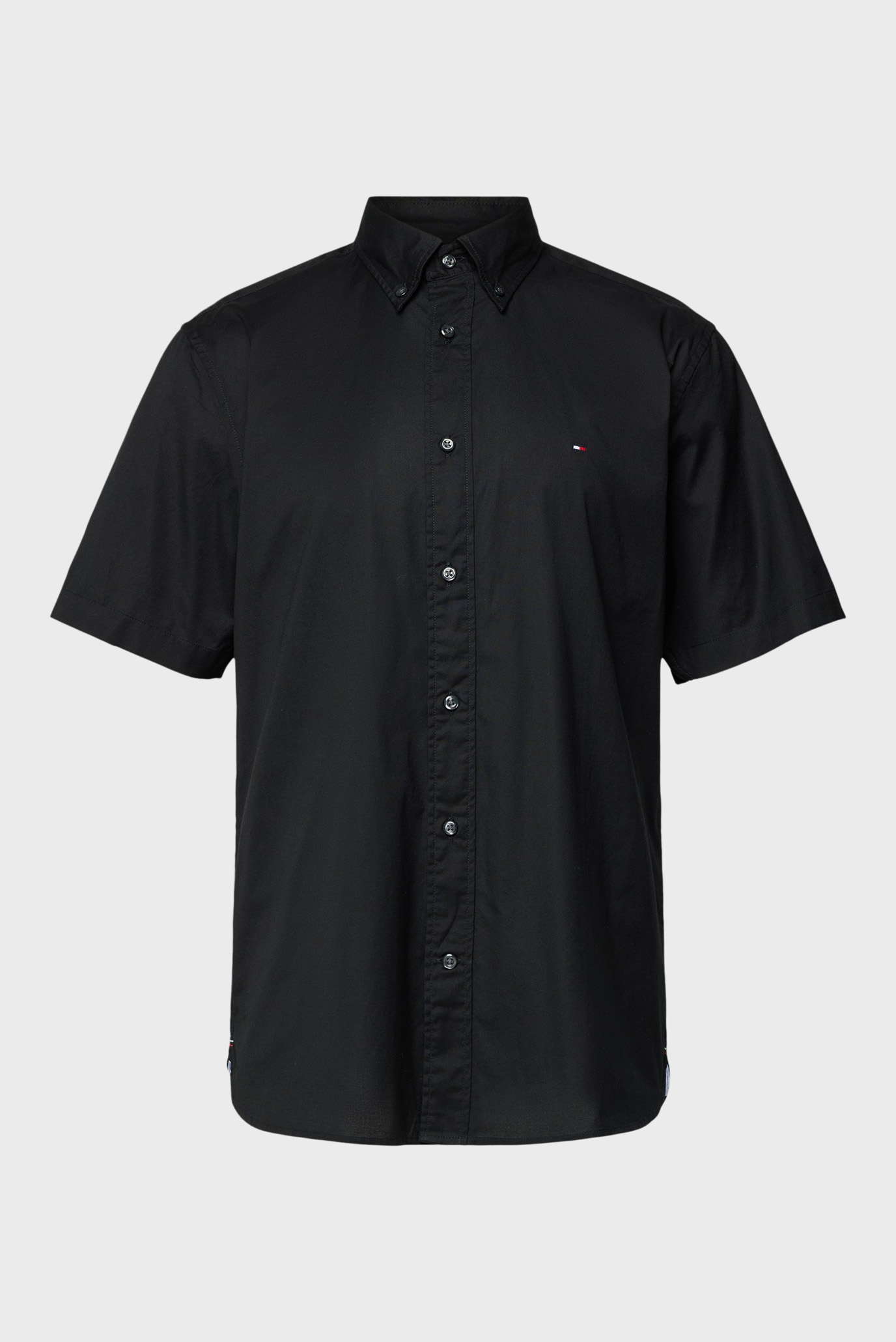 Мужская черная рубашка FLEX POPLIN RF 1