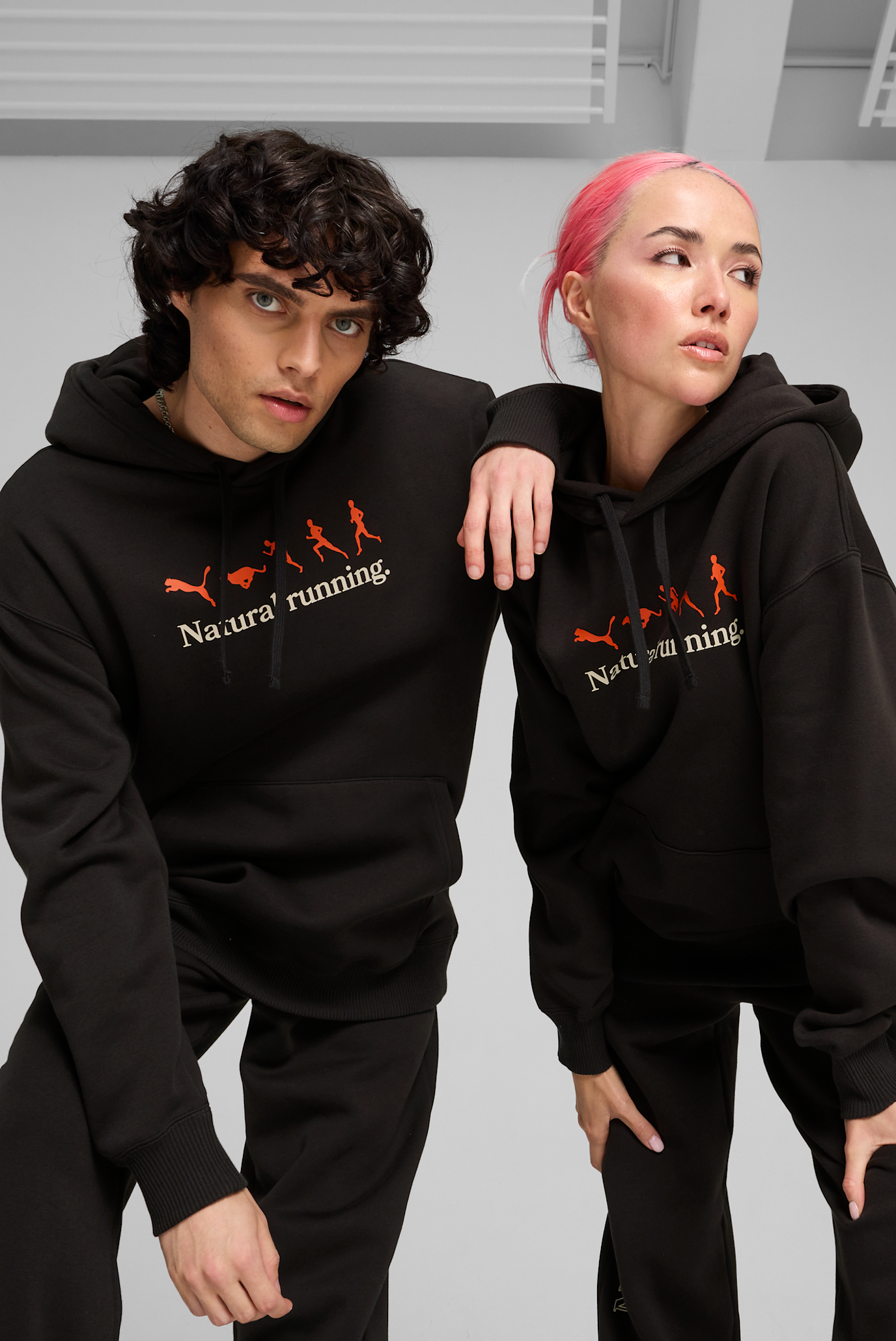 Черное худи CLUB DE COURSE Fleece Hoodie Unisex 1