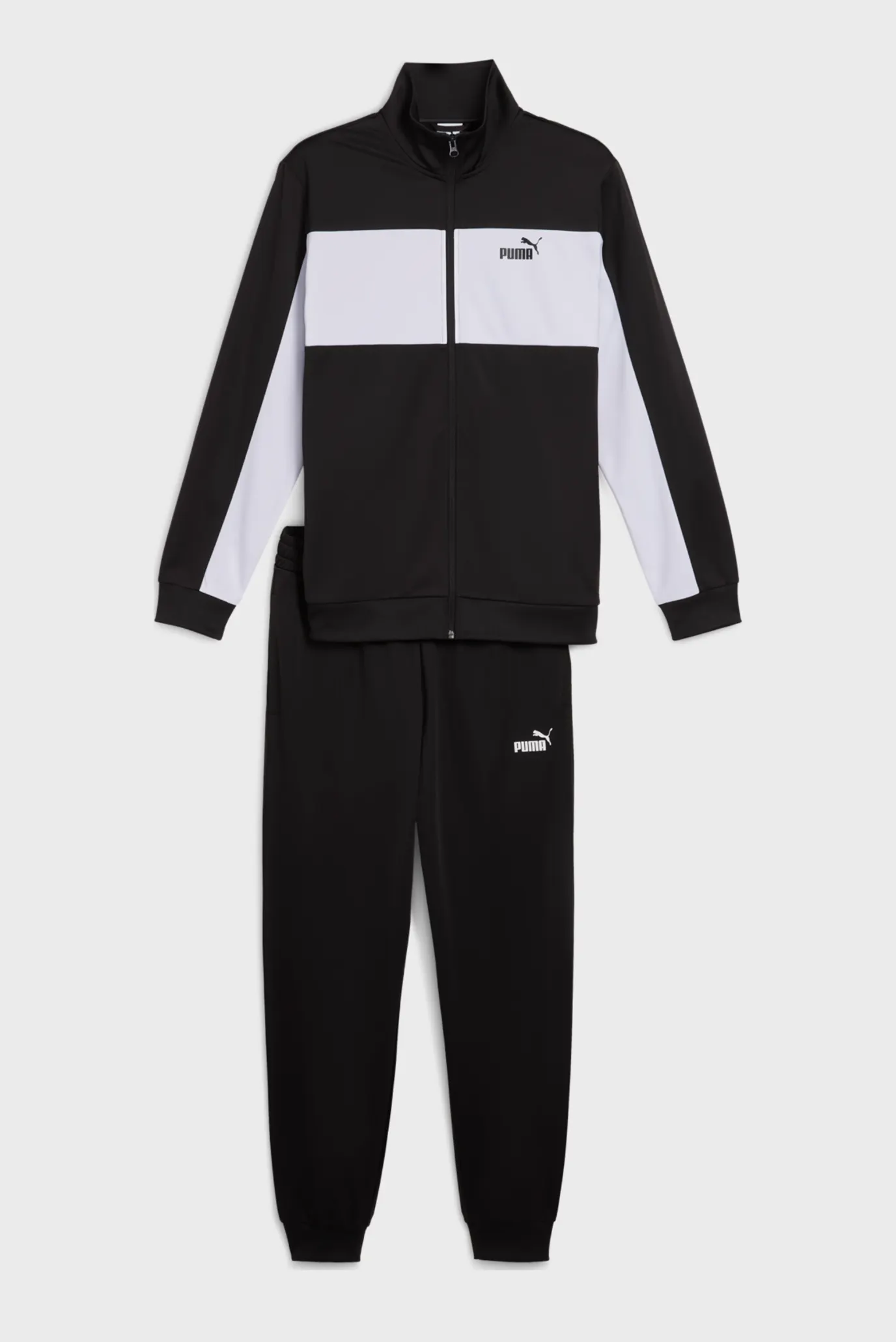 Чоловічий чорний спортивний костюм (кофта, штани) PUMA Poly Colourblock Suit Men 6