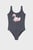 Детский черный купальник MLINGO SWIMSUIT