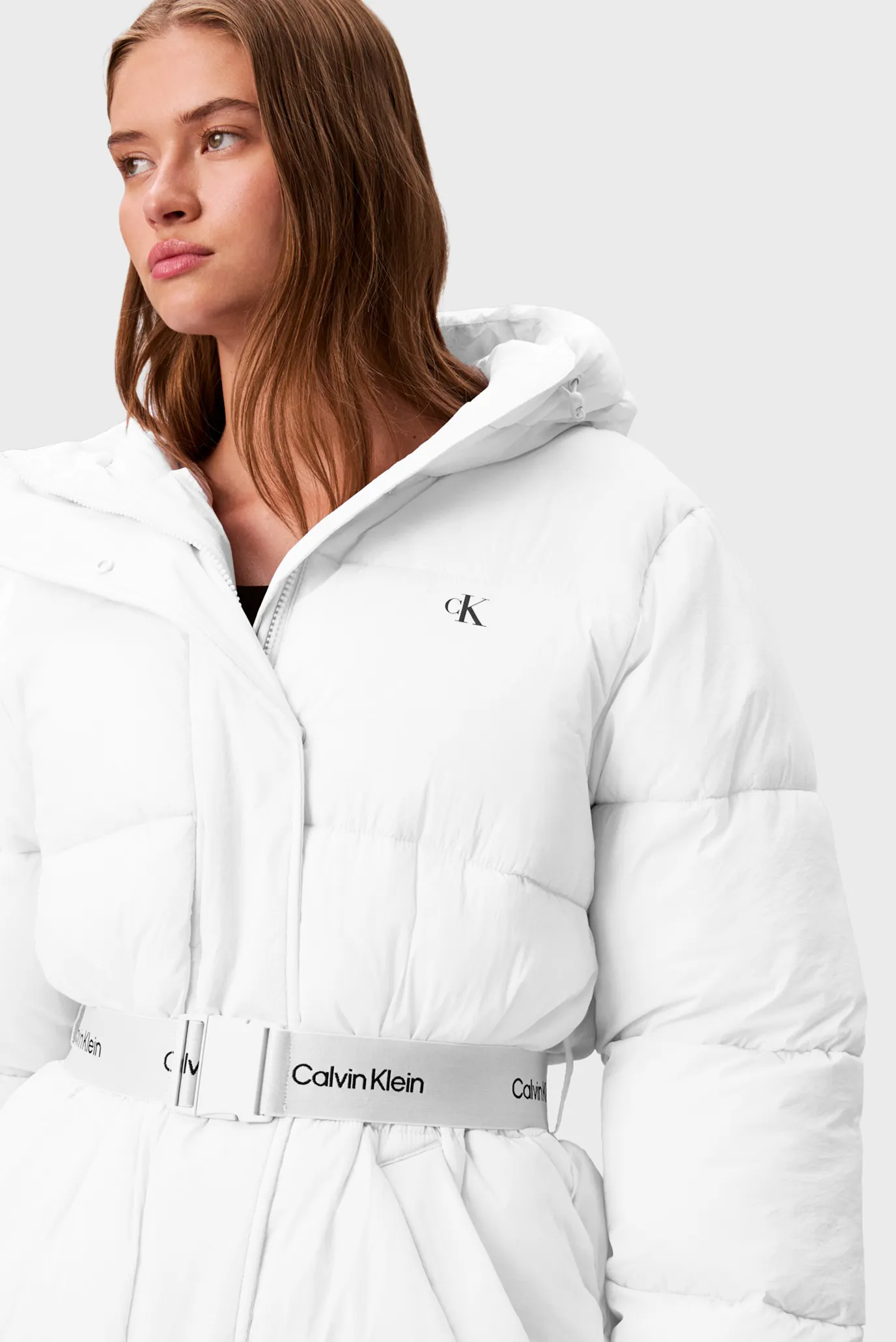 Женский белый пуховик MIDWEIGHT 5