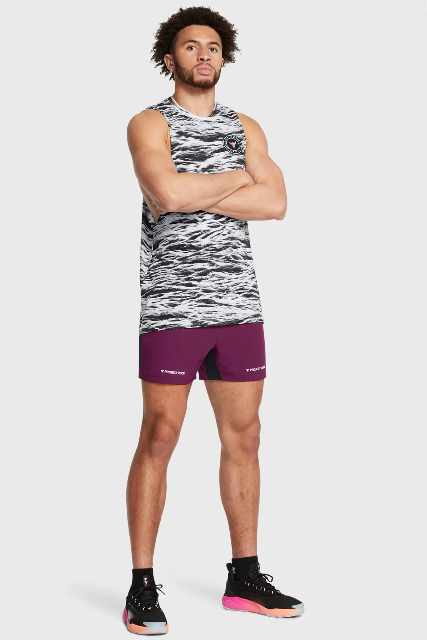 Чоловічі фіолетові шорти Pjt Rock Ultimate 5 Training Short 2