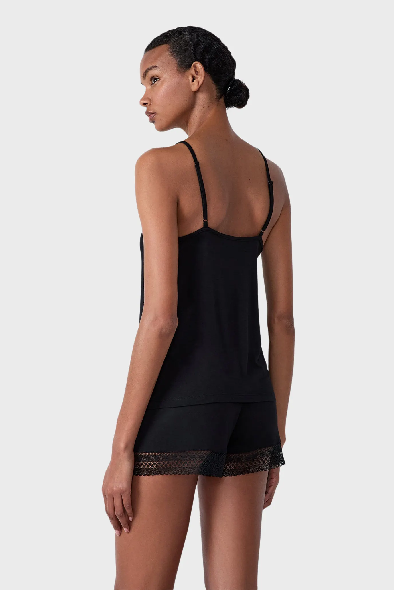 Жіночий чорний топ ALBANE 3