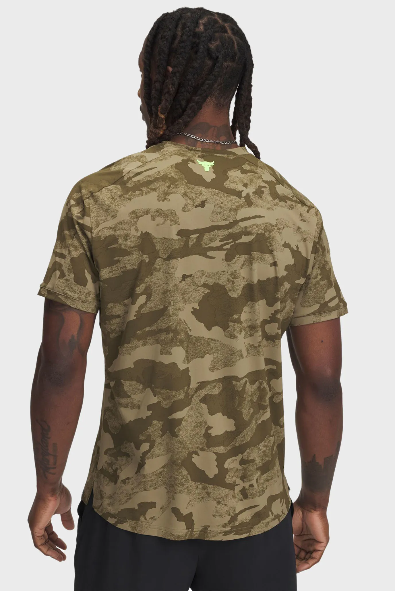 Чоловіча оливкова камуфляжна футболка Pjt Rck IsoChill SS 2