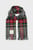 Чоловічий картатий вовняний шарф CASHMERE BLEND TARTAN SCARF