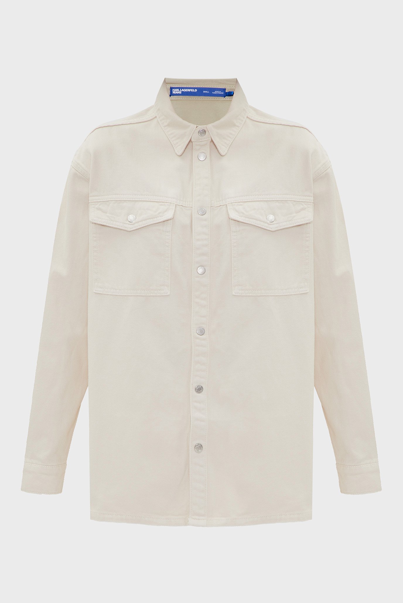 Жіноча бежева сорочка KLJ RELAXED OVERSHIRT 1