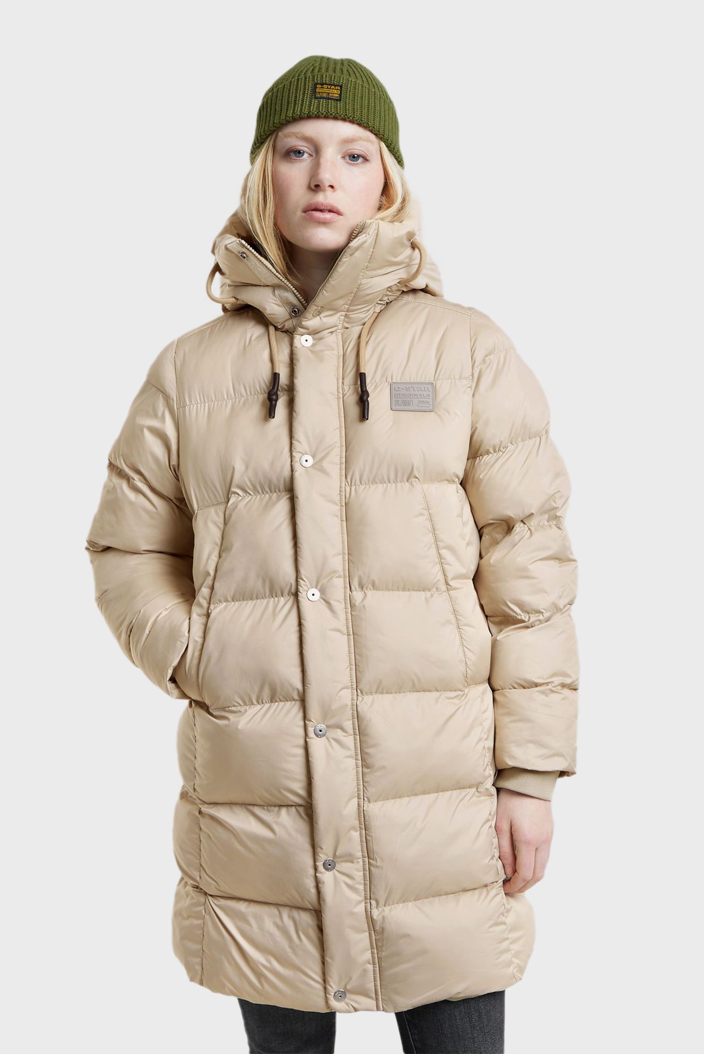 Жіноча бежева куртка Whistler Parka Puffer 1