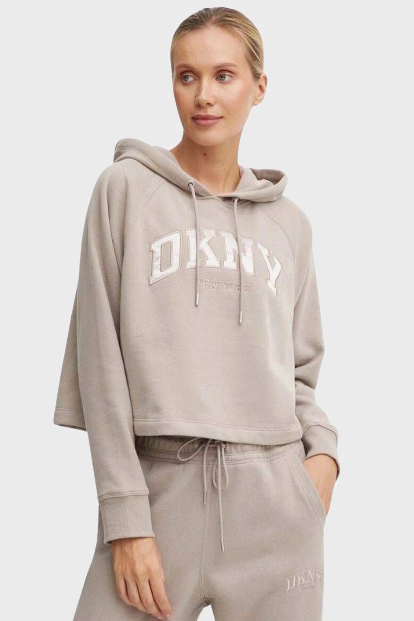 Женское серое худи Серый S DKNY DP4T9811 Женское серое худи Серый S DKNY DP4T9811