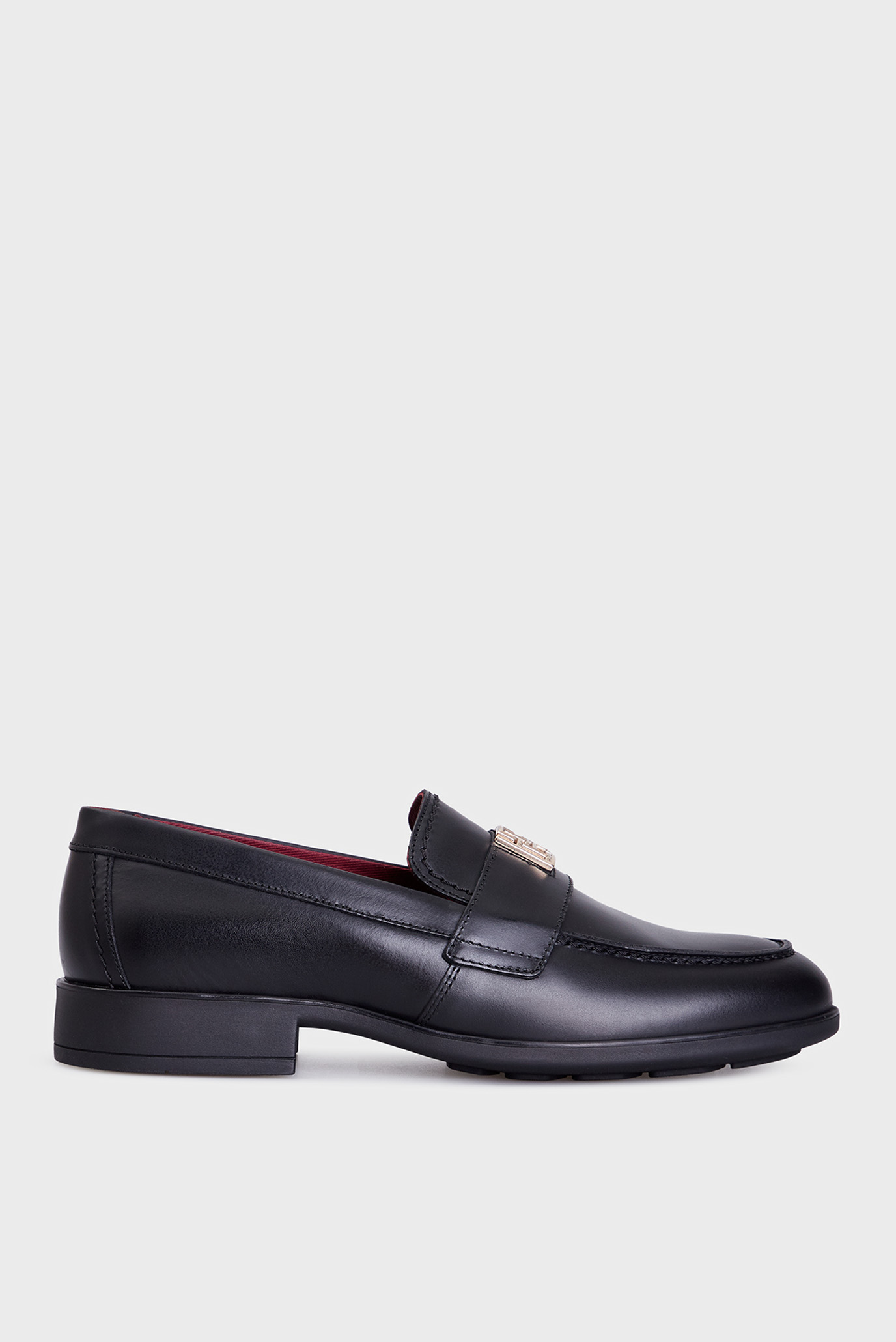 Женские черные кожаные лоферы TH LEATHER CLASSIC LOAFER 1