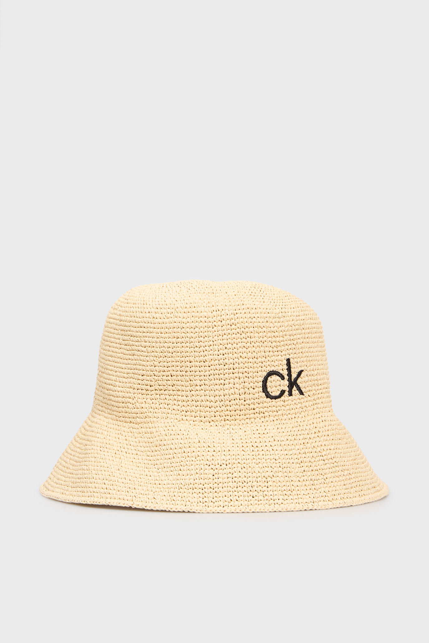 Женская бежевая панама WIDE BRIM STRAW BUCKET HAT Бежевый ONESIZE Calvin Klein K60K612914 Женская бежевая панама WIDE BRIM STRAW BUCKET HAT Бежевый ONESIZE Calvin Klein K60K612914