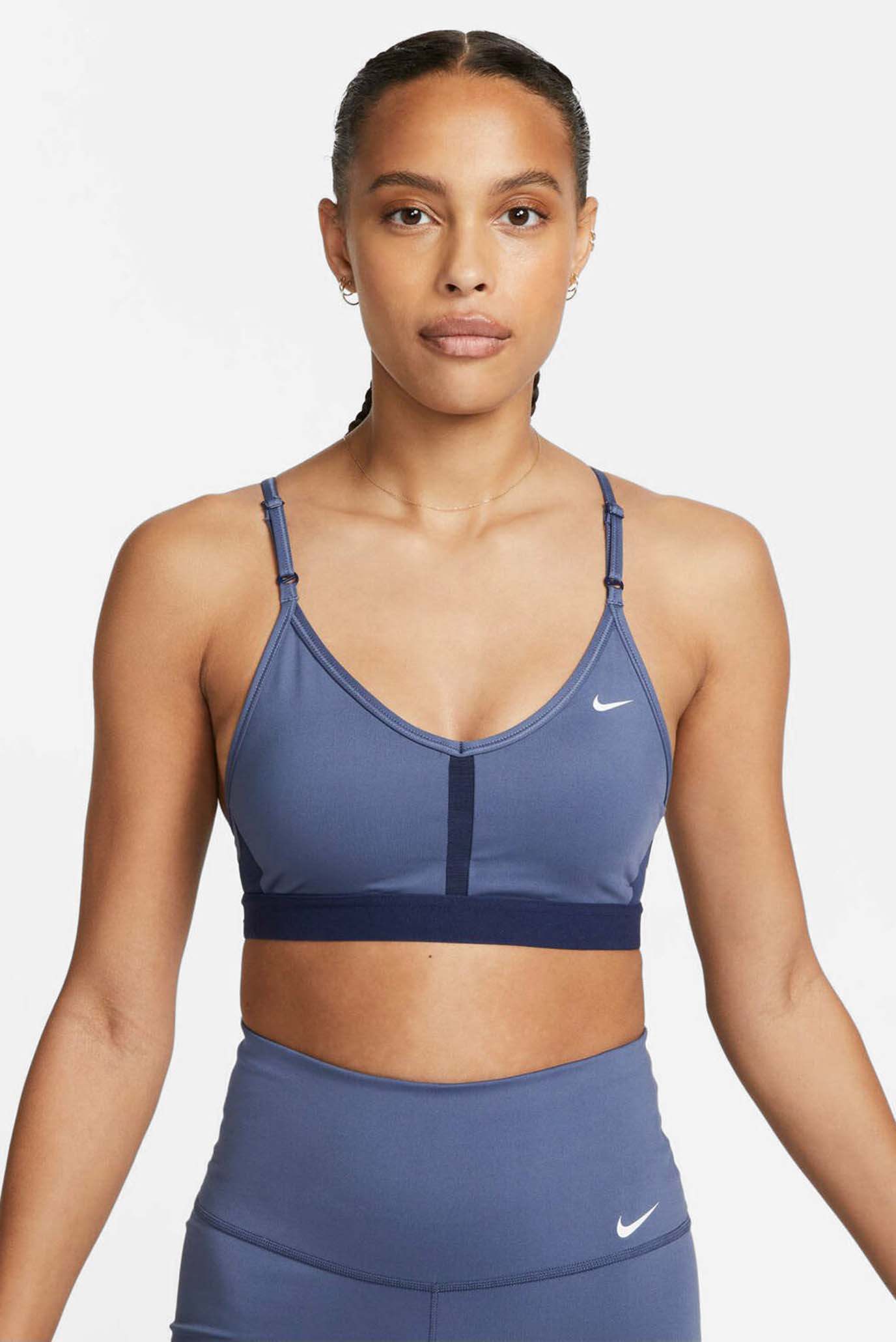 Женский синий топ INDY BRA V-NECK 1