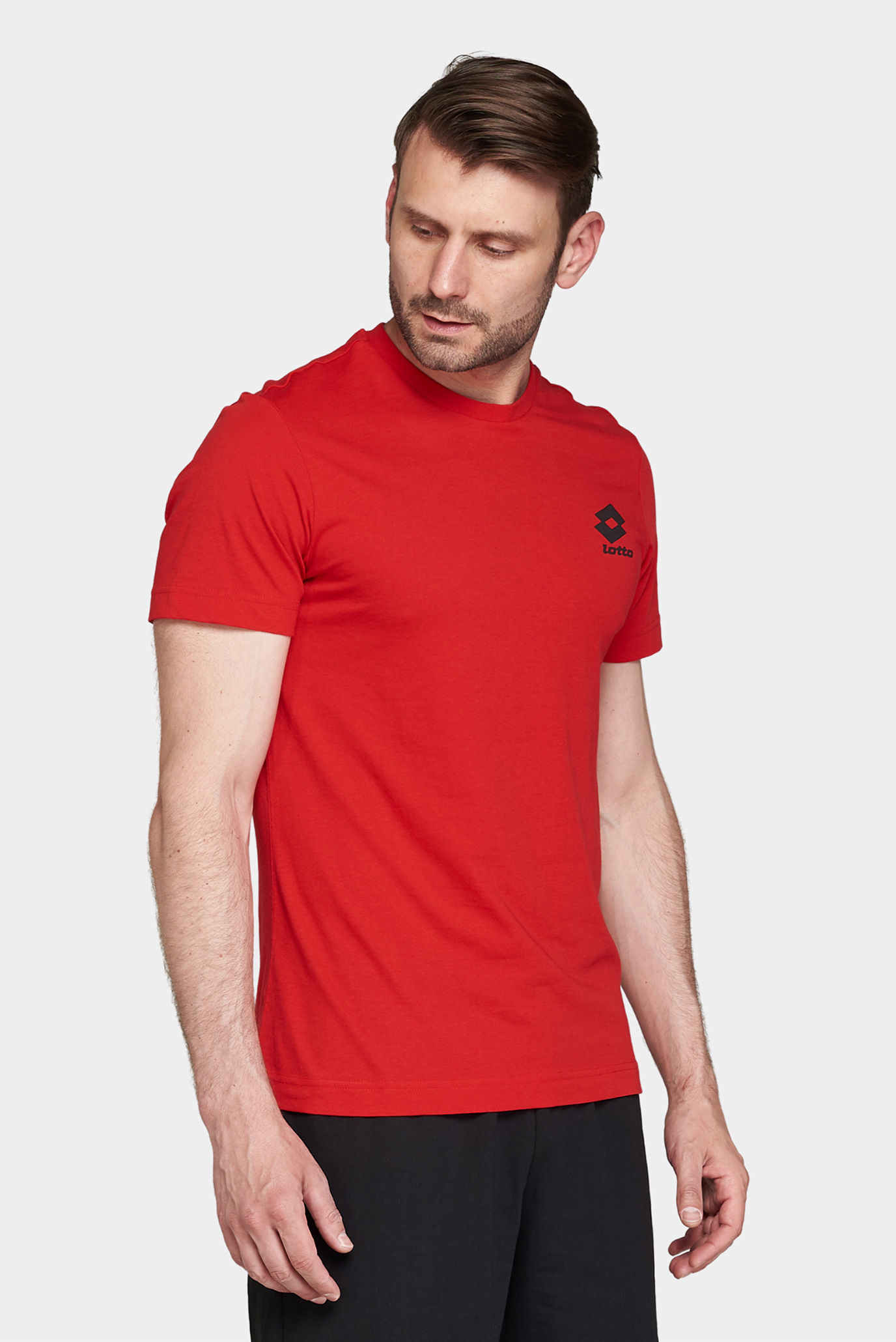 Чоловіча червона футболка TEE BASIC 1