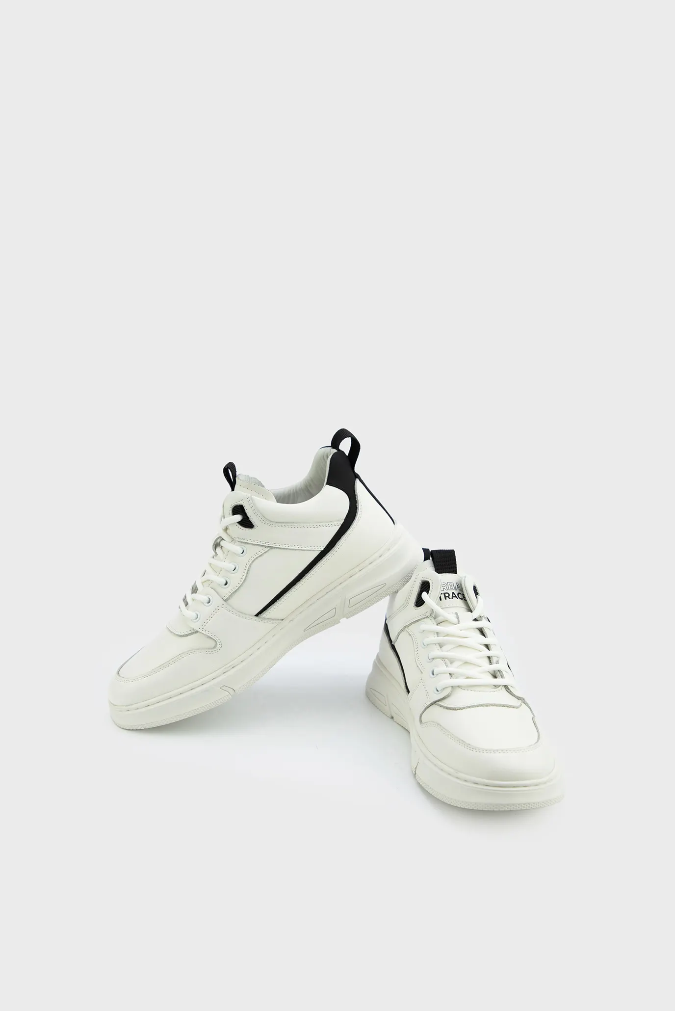 Мужские белые кожаные хайтопы 4