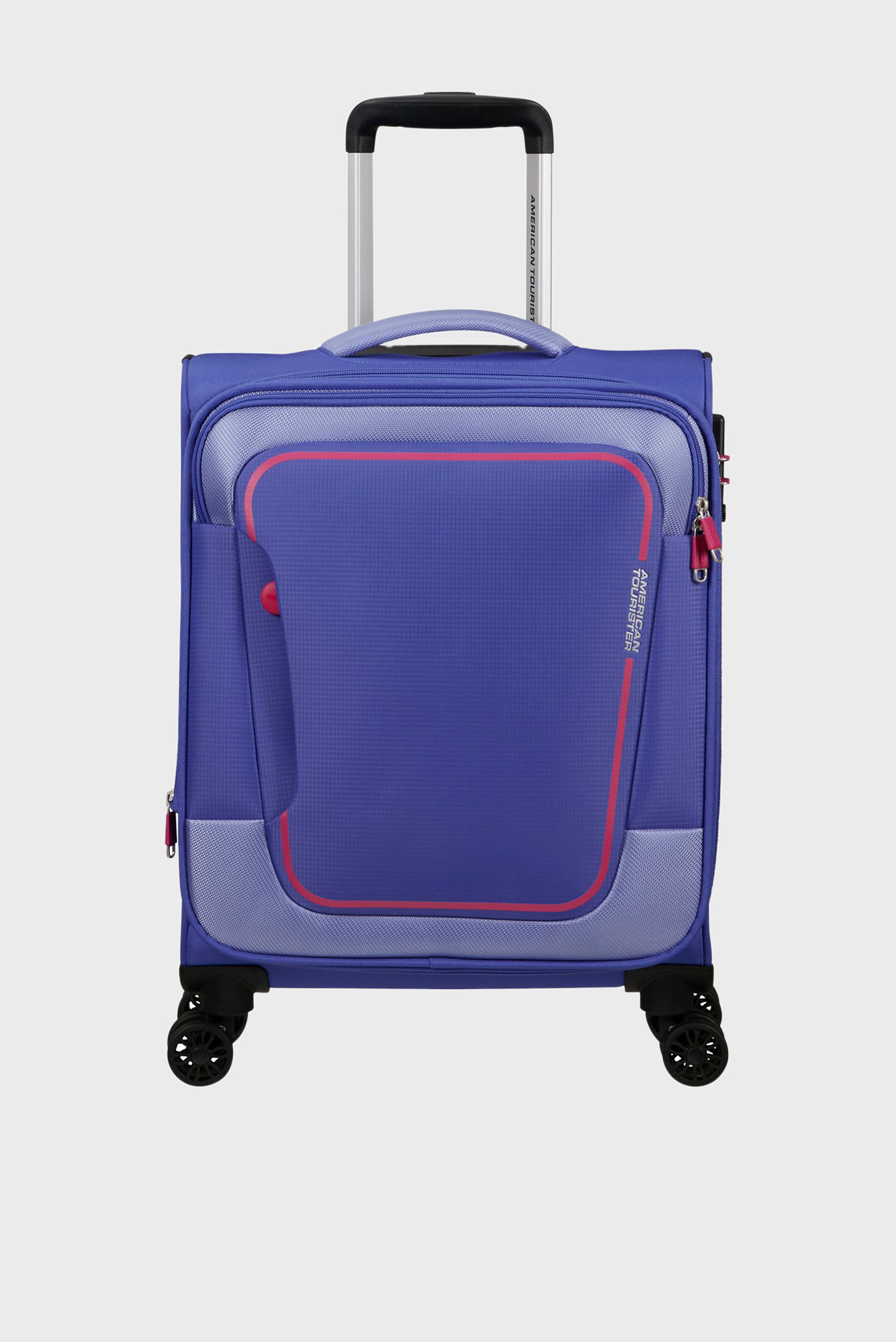 Женский фиолетовый чемодан 55 см PULSONIC SOFT LILAC 1