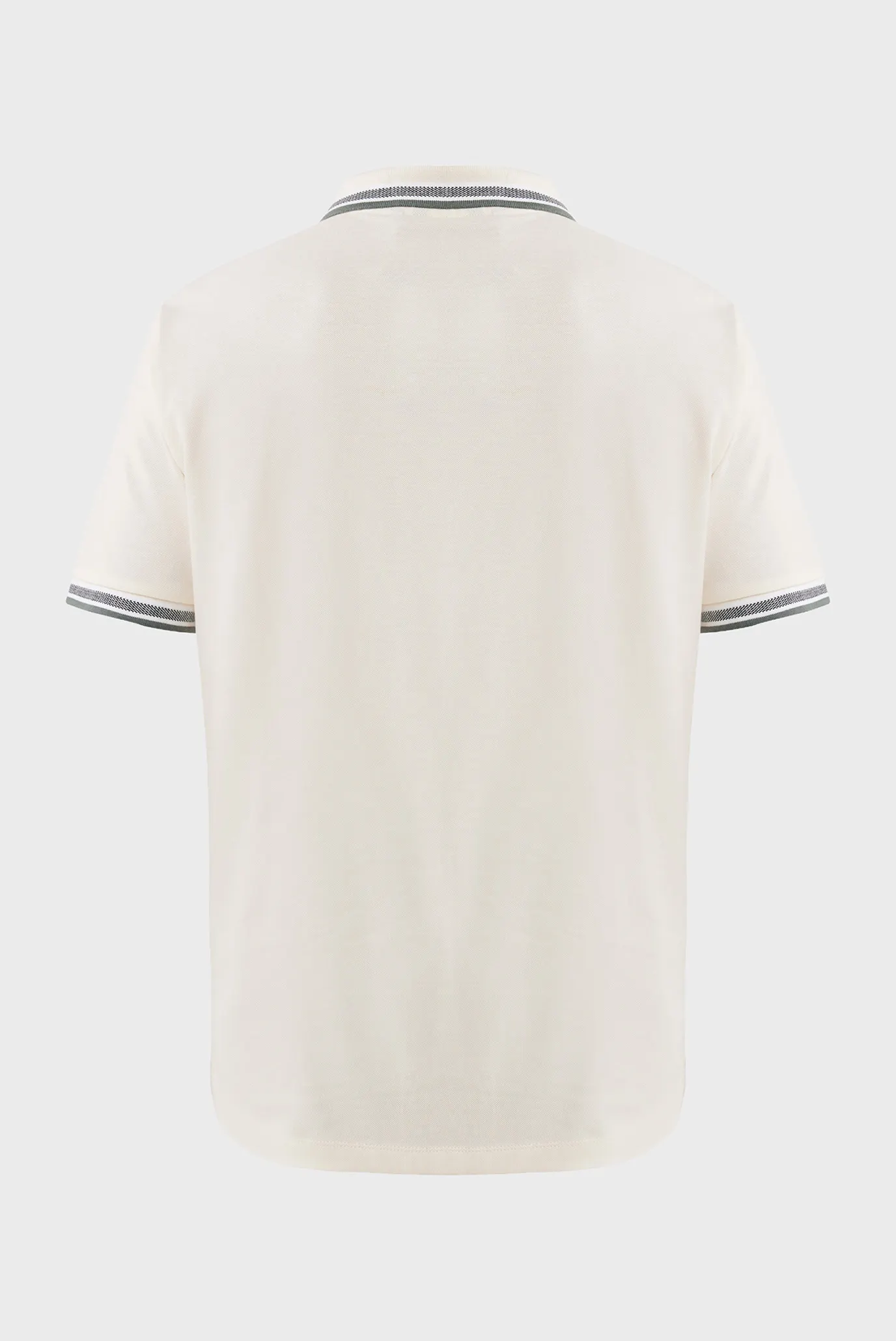 Мужское белое поло Tipping polo regular fit 6