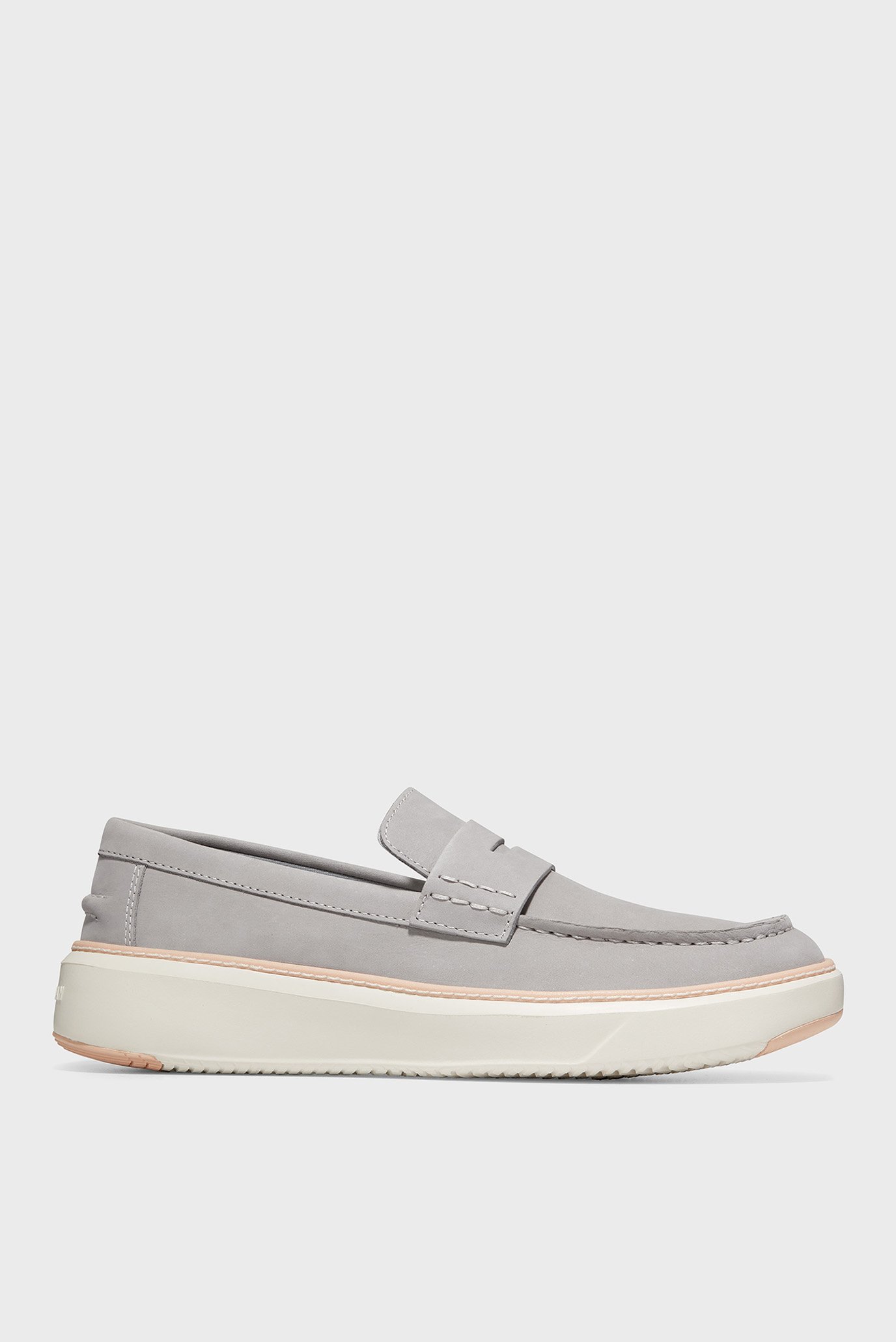 Чоловічі сірі нубукові лофери GrandPrø Topspin Penny Loafer 1