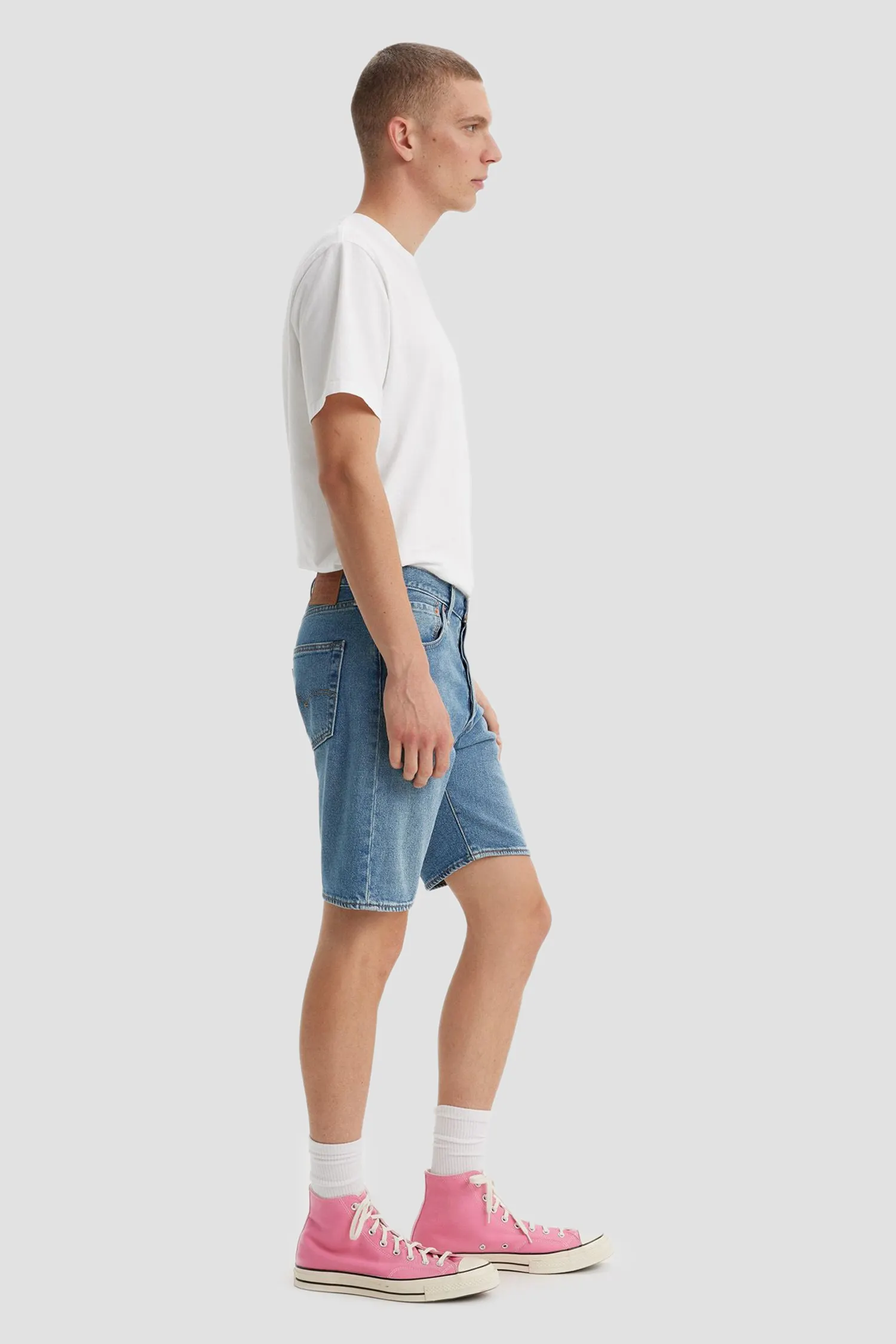 Чоловічі сині джинсові шорти 501® 3