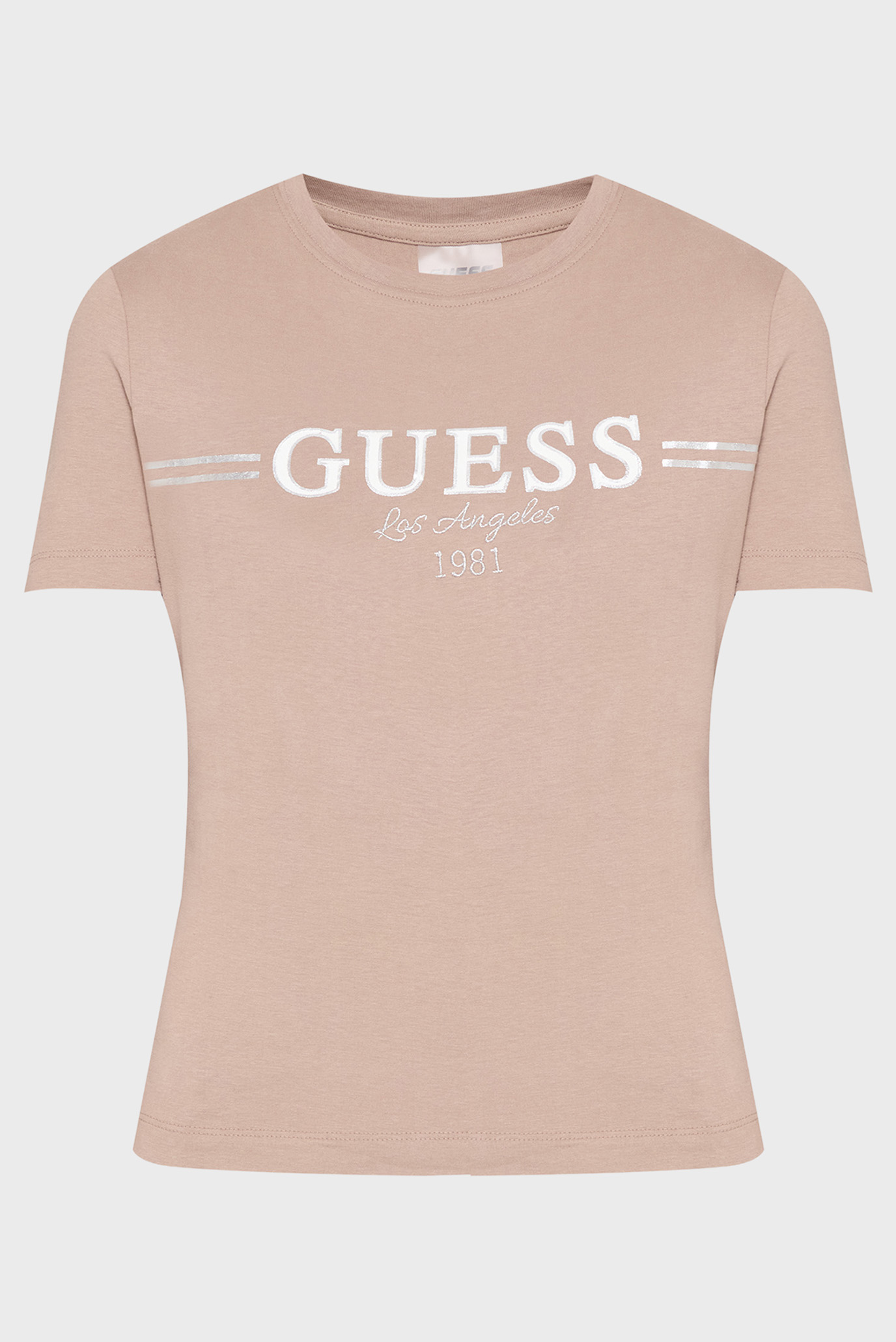 Женская бежевая футболка Бежевый XS Guess V5BI15.KA260;G1K8