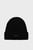 Чоловіча чорна кашемірова шапка CASHMERE BEANIE