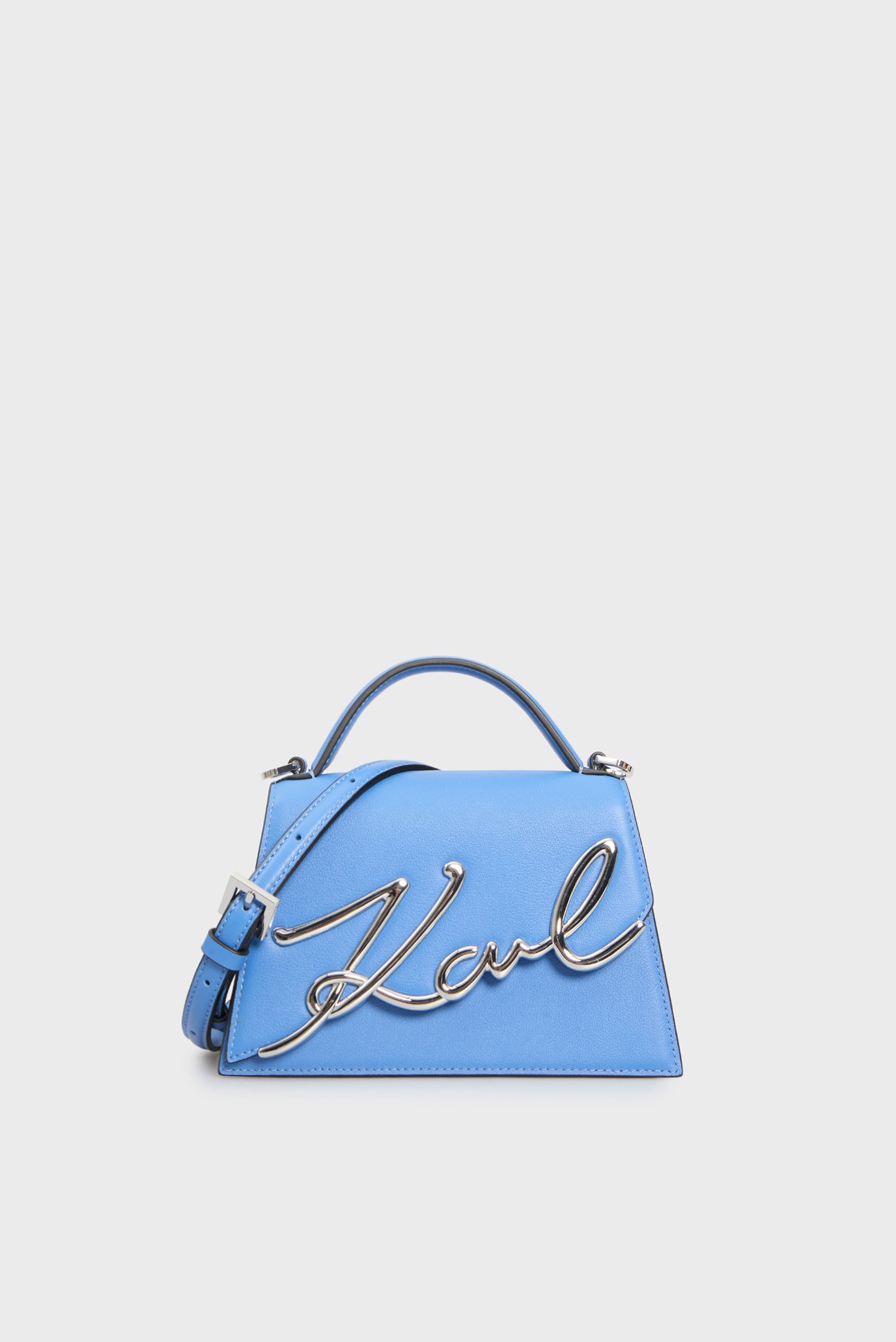 Женская голубая кожаная сумка AUTOGRAPH SM CROSSBODY Голубой ONESIZE Karl Lagerfeld A1W30038 Женская голубая кожаная сумка AUTOGRAPH SM CROSSBODY Голубой ONESIZE Karl Lagerfeld A1W30038