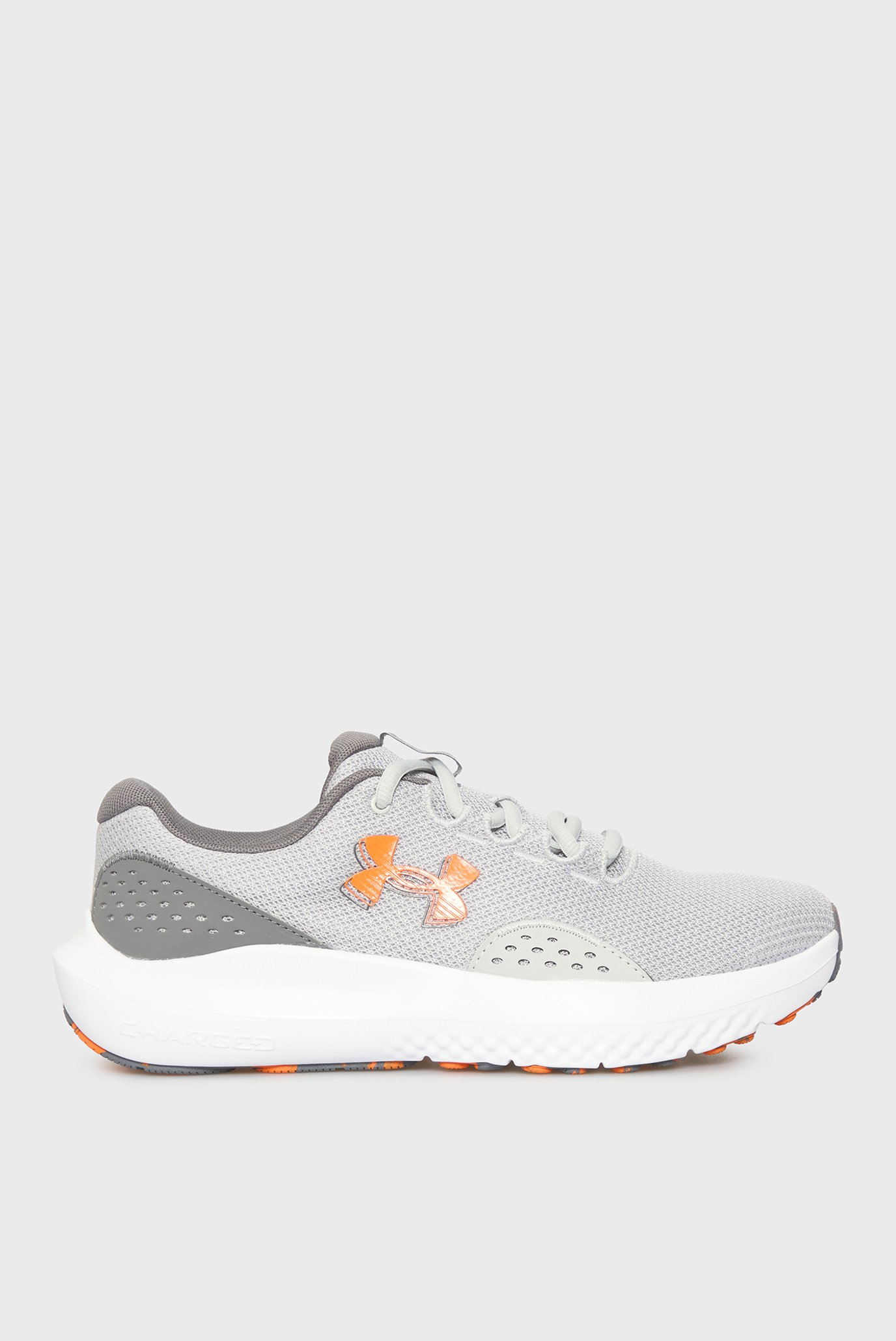 Мужские серые кроссовки UA Charged Surge 4 Серый 12.5 Under Armour 3027000-012 Мужские серые кроссовки UA Charged Surge 4 Серый 12.5 Under Armour 3027000-012