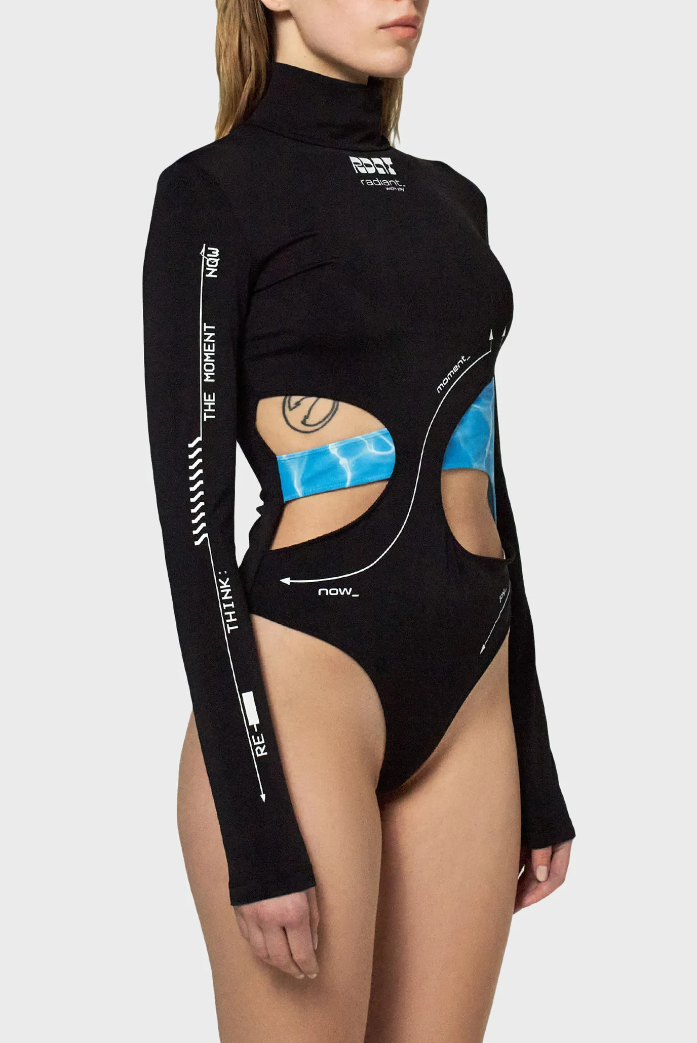 Жіноче чорне боді 3