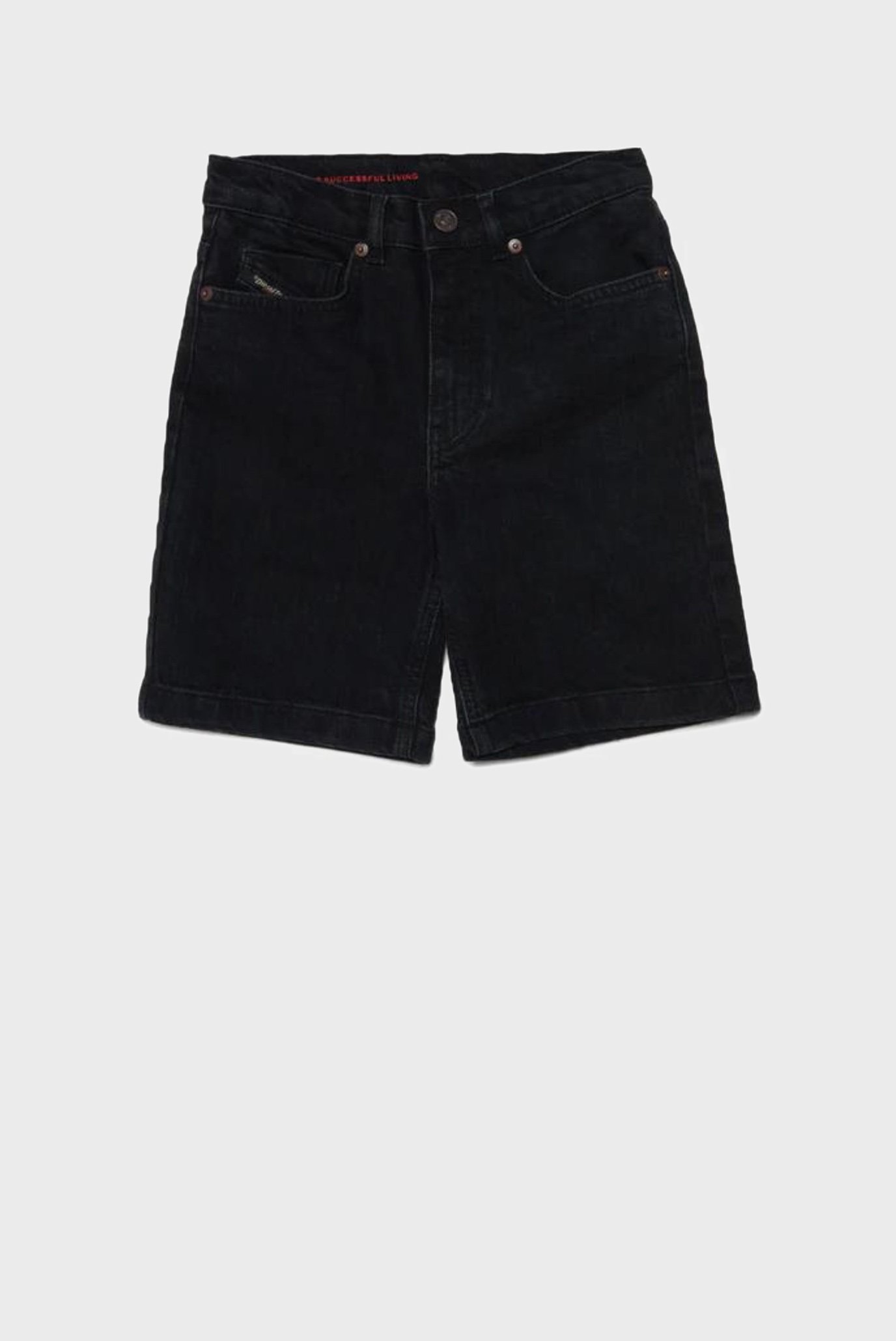 Детские черные джинсовые шорты D-MACS-SH-J 1