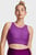 Жіночий фіолетовий спортивний топ UA Infinity Pintuck Mid
