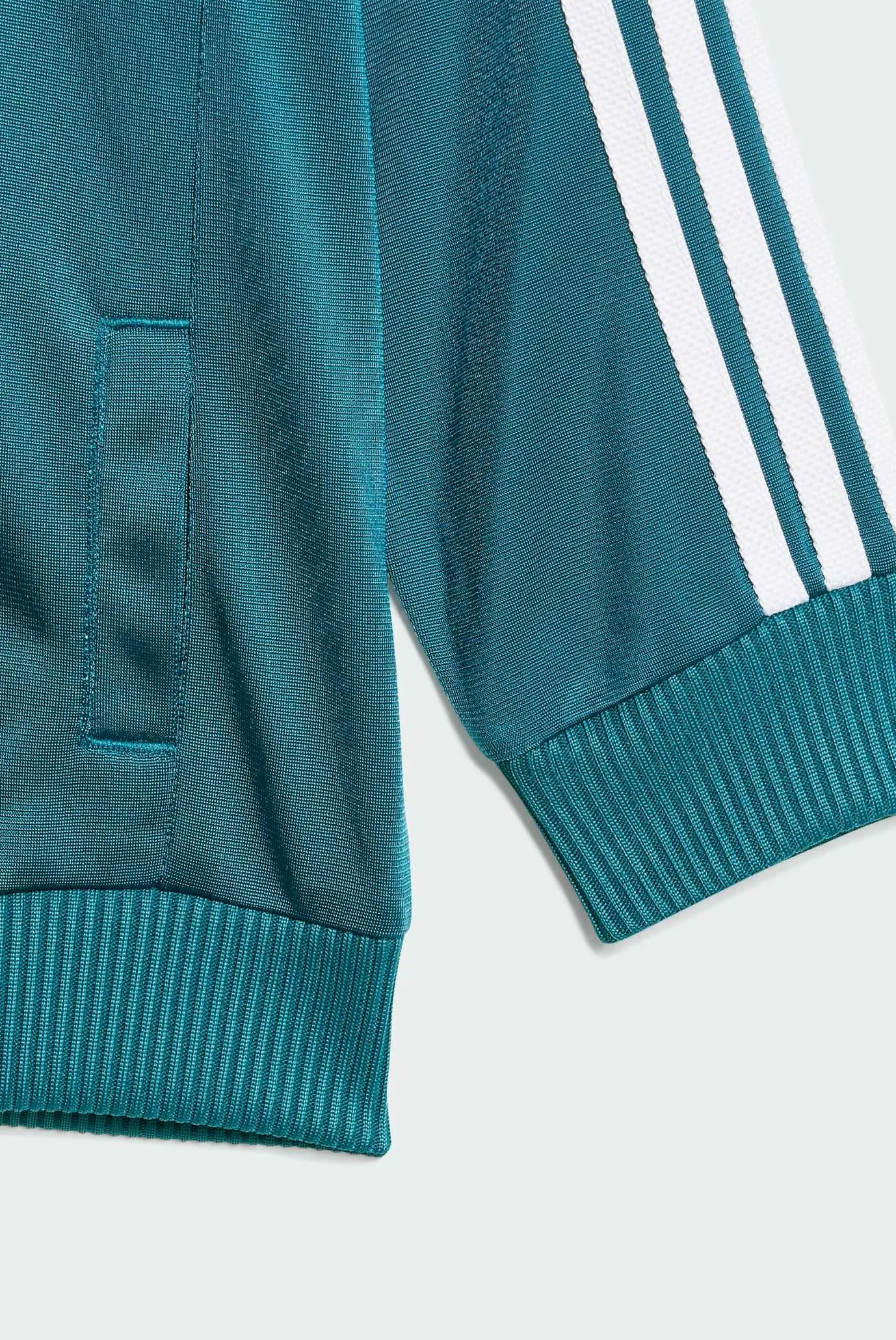 Детский бирюзовый спортивный костюм  (кофта, брюки) Adicolor SST Kids 7