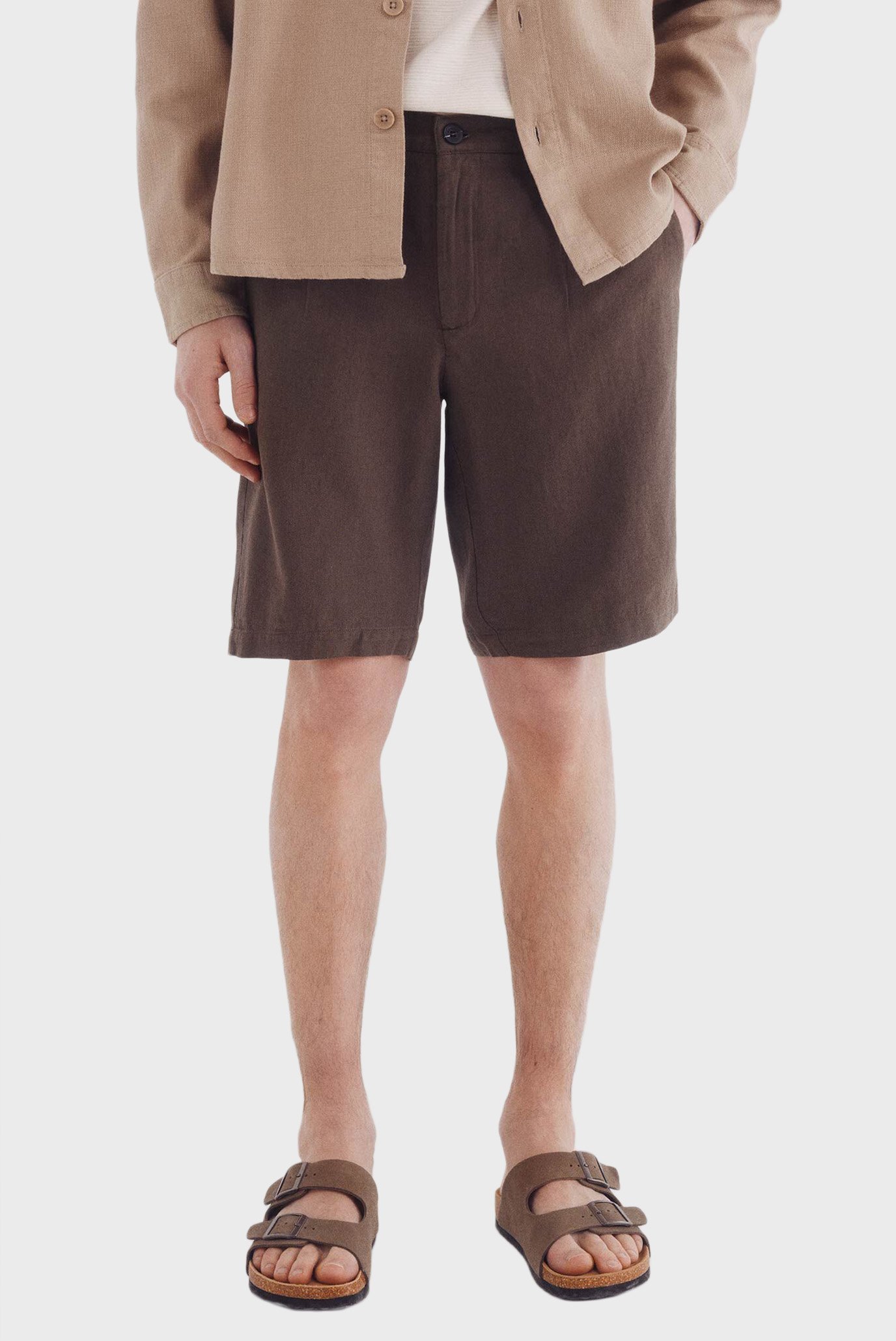 Мужские коричневые шорты Slim fit Коричневый 40 SPRINGFIELD 439950 Мужские коричневые шорты Slim fit Коричневый 40 SPRINGFIELD 439950