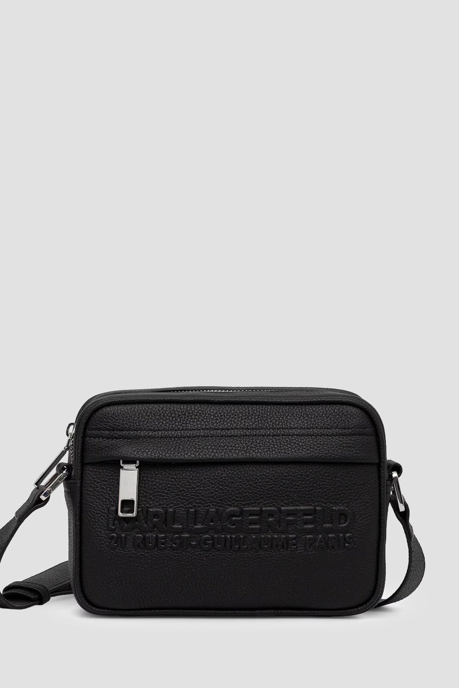 Мужская черная кожаная сумка Черный ONESIZE Karl Lagerfeld A3M30176;999 Мужская черная кожаная сумка Черный ONESIZE Karl Lagerfeld A3M30176;999